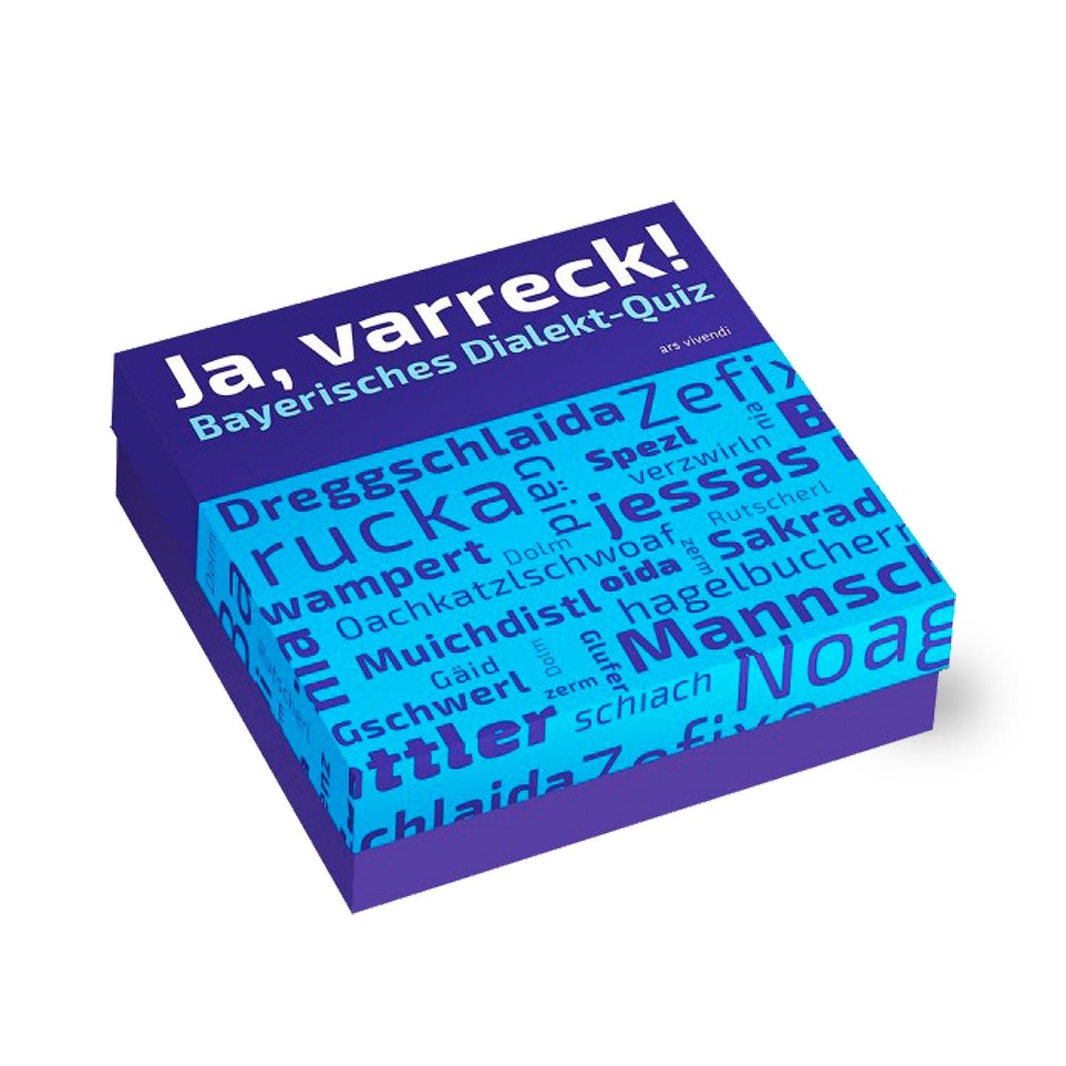 Boarisches Dialekt-Quiz "Ja, varreck!" - bavariashop - mei LebensGfui