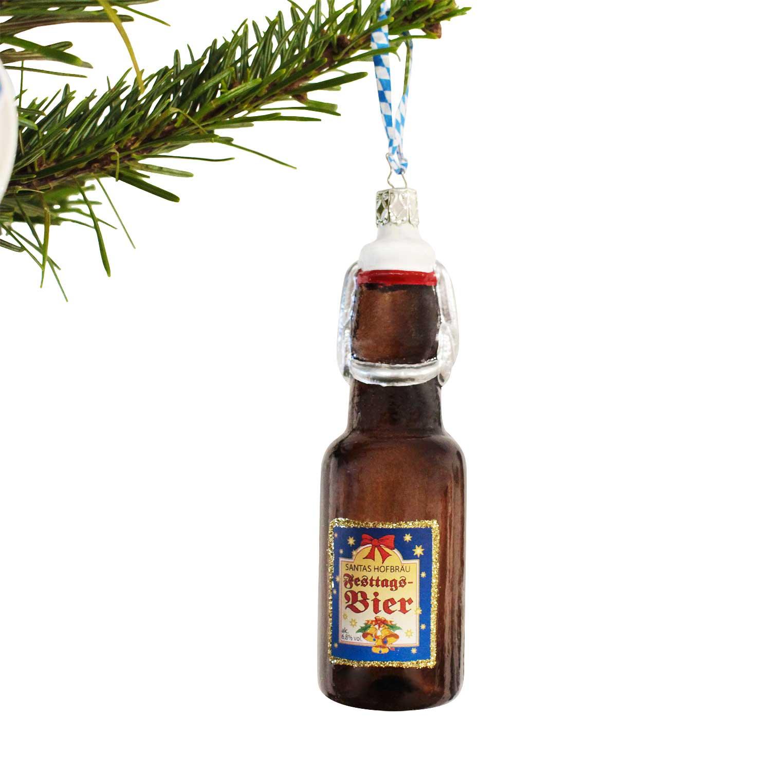 Christbaumschmuck "Bierflaschn" - bavariashop - mei LebensGfui