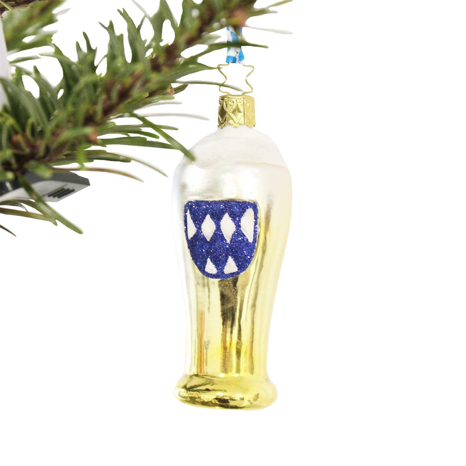 Christbaumschmuck "Weißbierglas" - bavariashop - mei LebensGfui