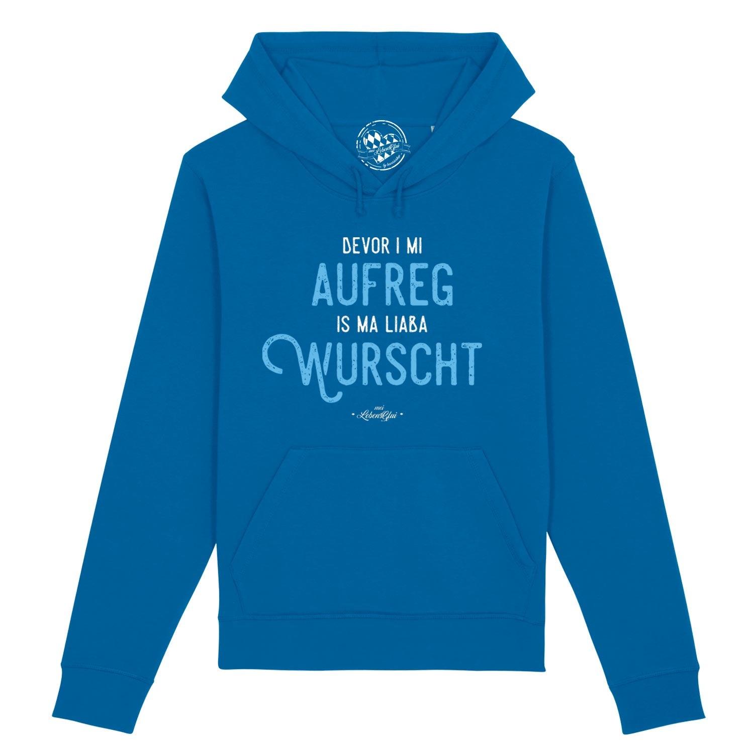 Damen Hoodie "Bevor i mi aufreg..." - bavariashop - mei LebensGfui