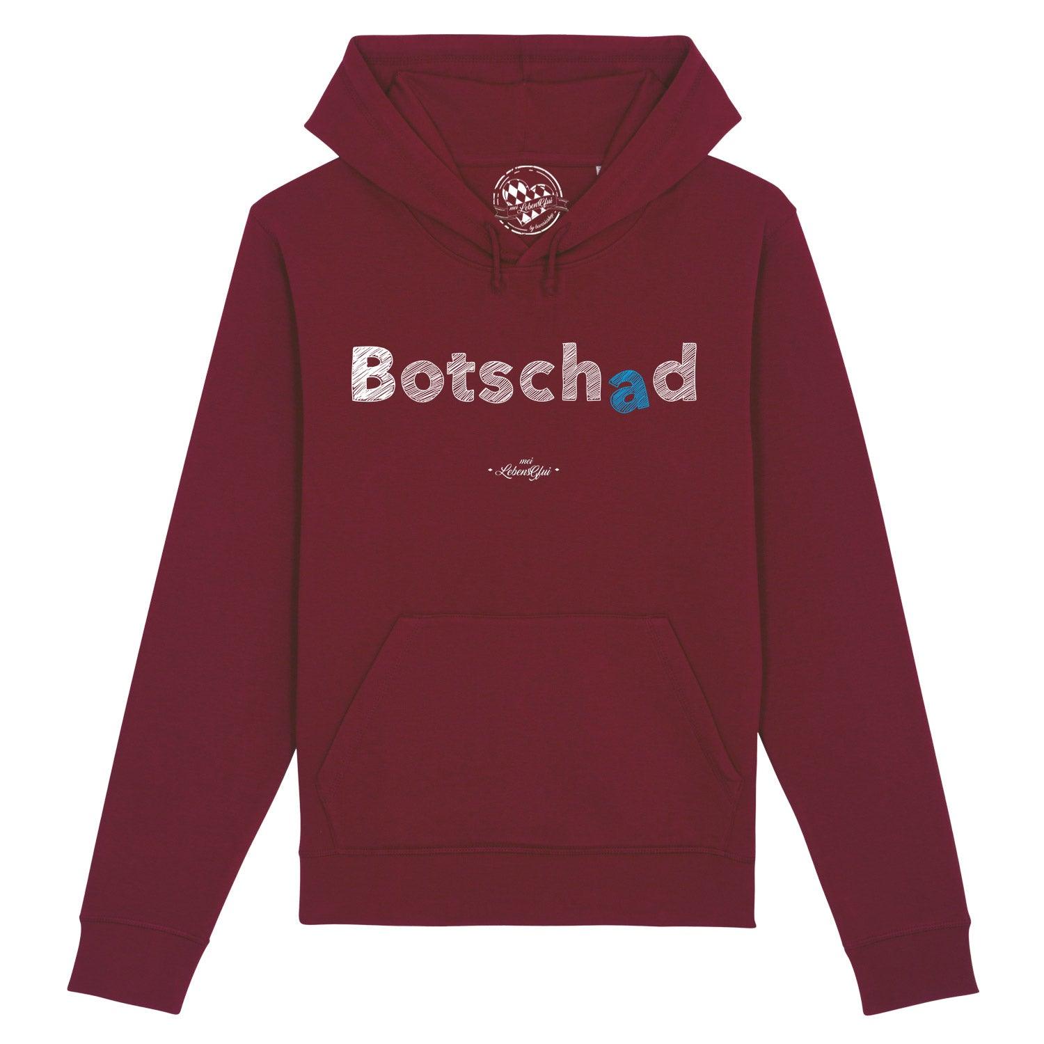 Damen Hoodie "Botschad" - bavariashop - mei LebensGfui