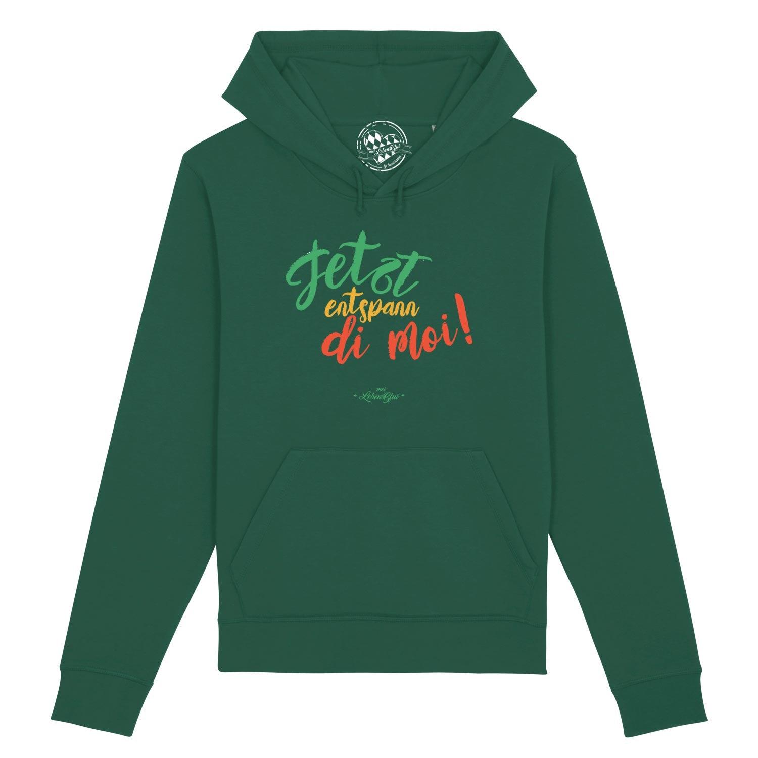 Damen Hoodie "Entspann di moi..." - bavariashop - mei LebensGfui