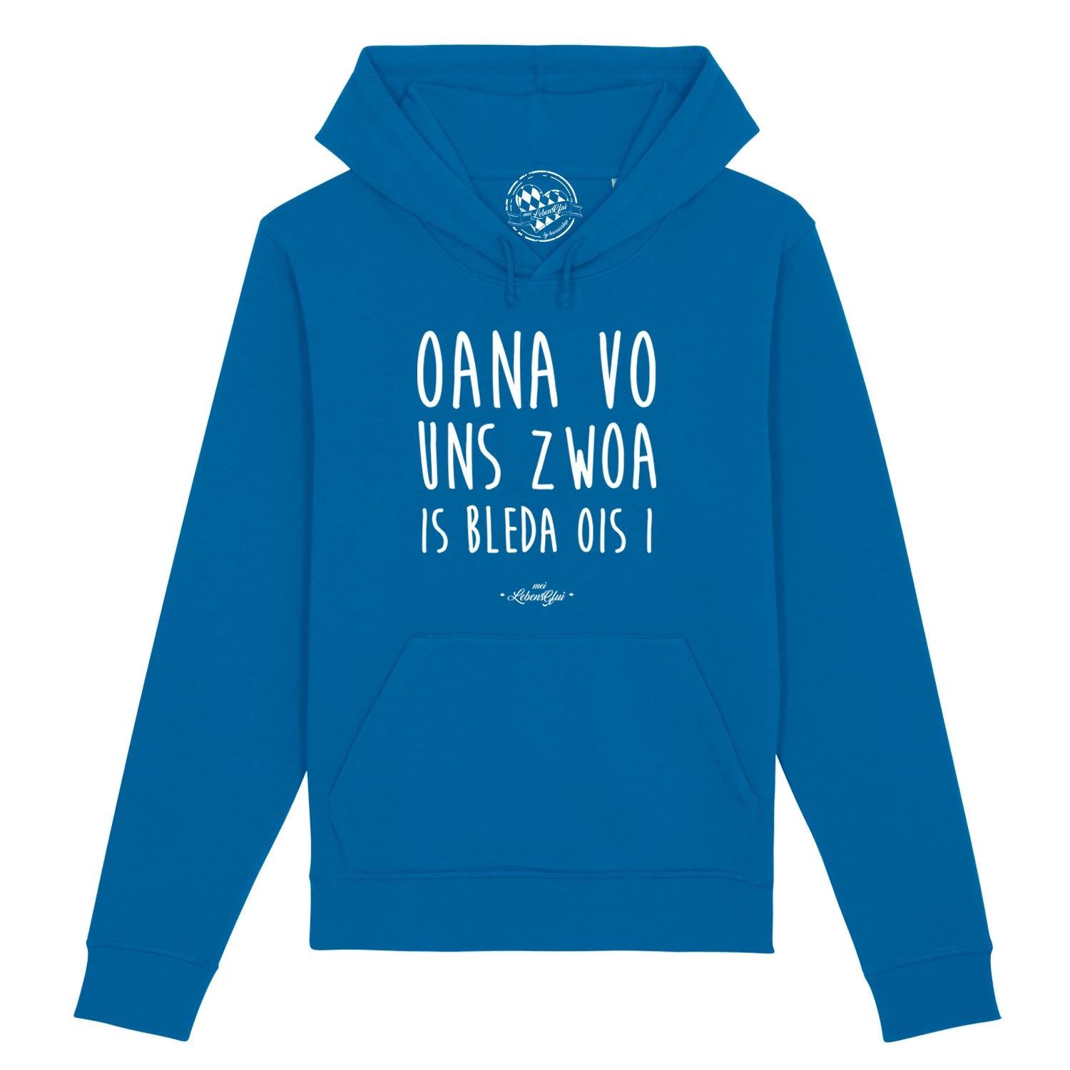 Damen Hoodie "Oana vo uns zwoa..." - bavariashop - mei LebensGfui