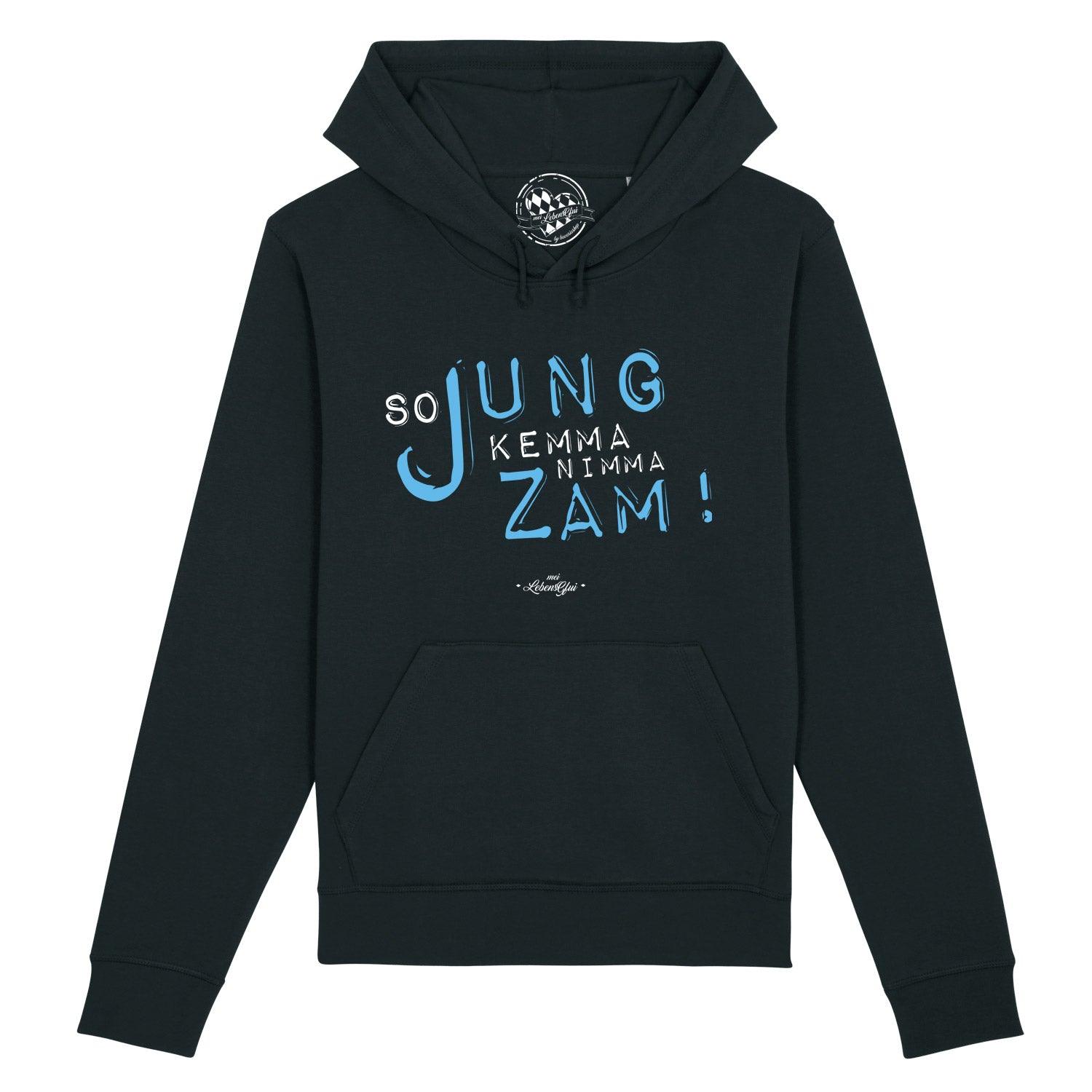 Damen Hoodie "So jung" - bavariashop - mei LebensGfui