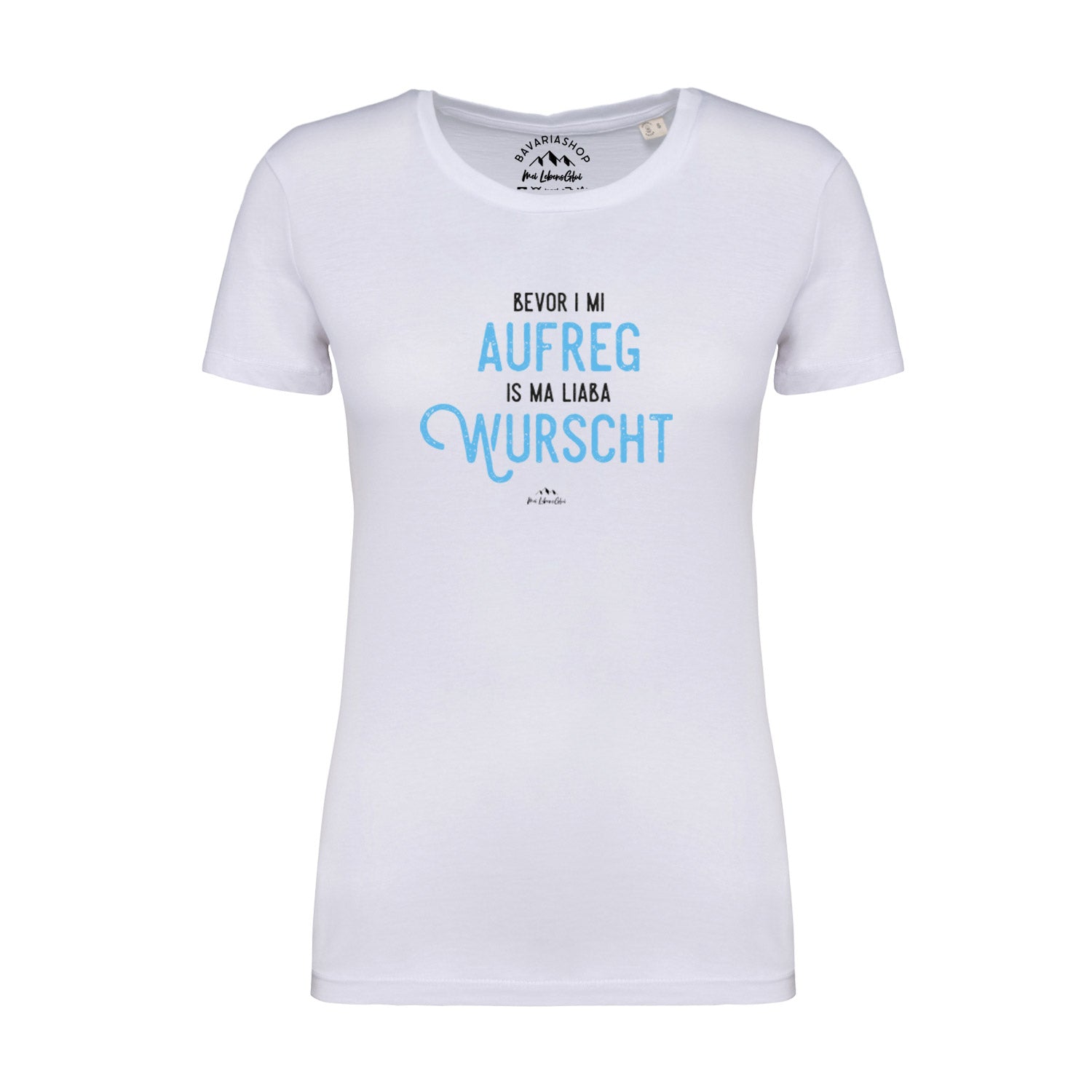 Damen T-Shirt "Bevor i mi aufreg..."