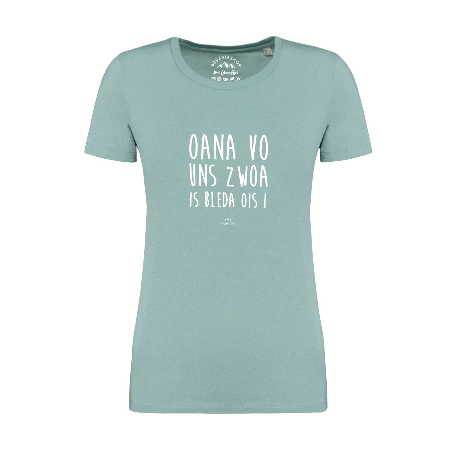 Damen T-Shirt "Oana vo uns zwoa..."