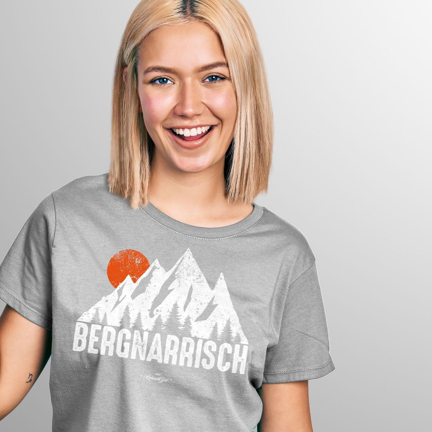 Damen T-Shirt "Bergnarrisch" - bavariashop - mei LebensGfui