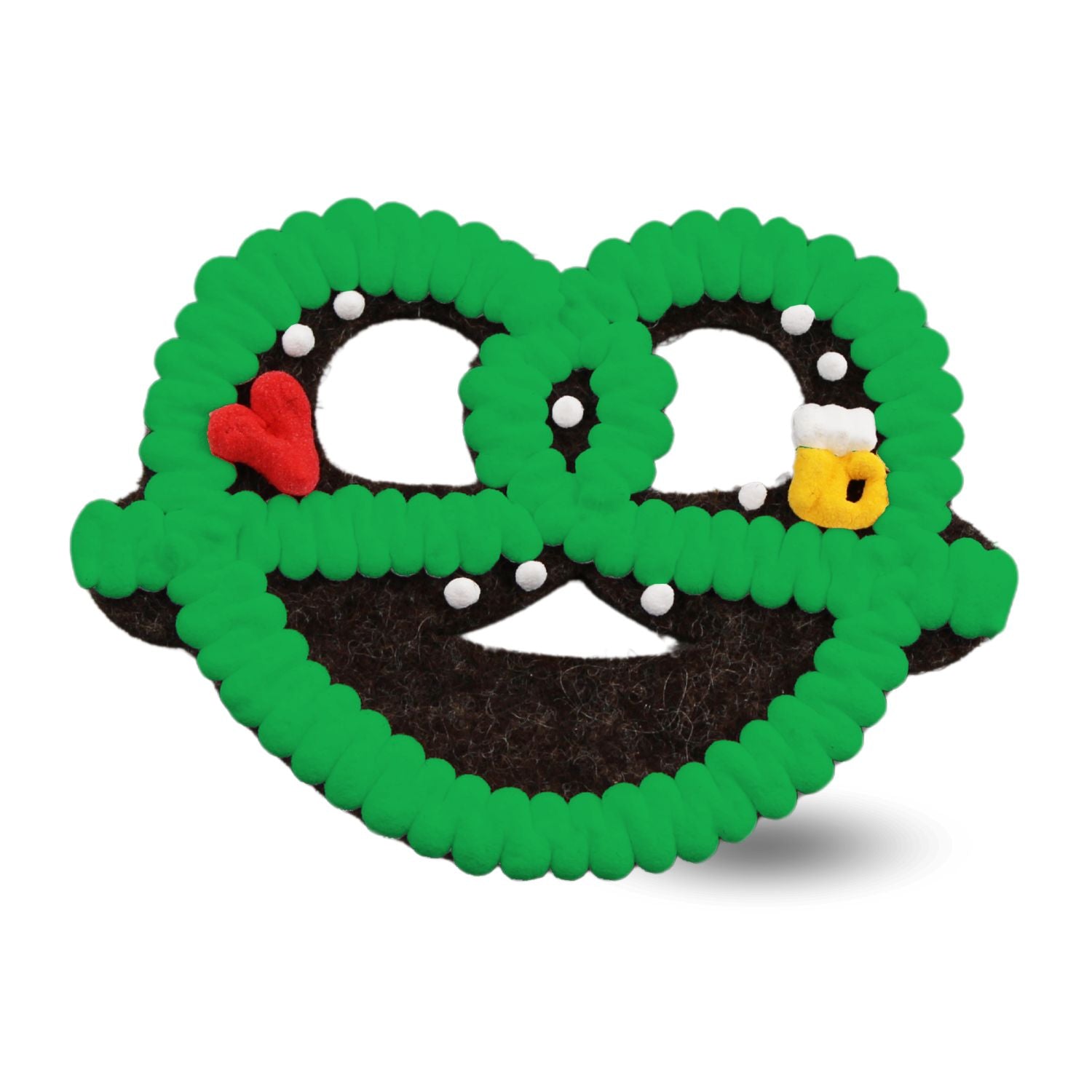 Filzherz-Brezen-Anstecker mit Wunschtext