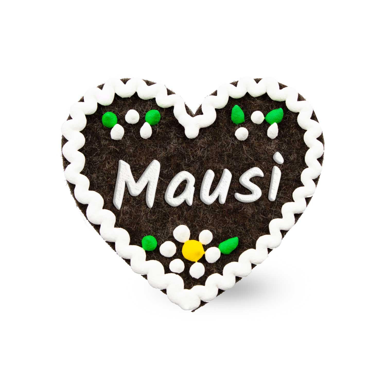 Filzherz-Anstecker "Mausi" - bavariashop - mei LebensGfui