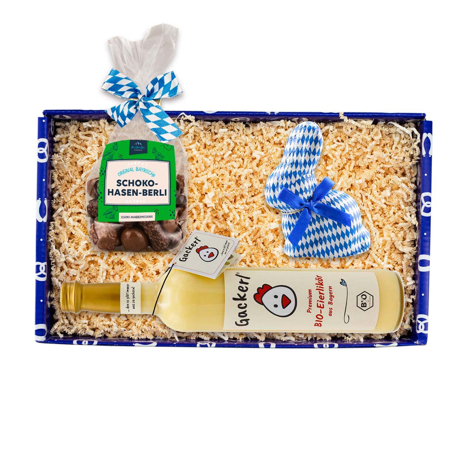 Geschenkbox "Gackerl und Hasi" - bavariashop - mei LebensGfui