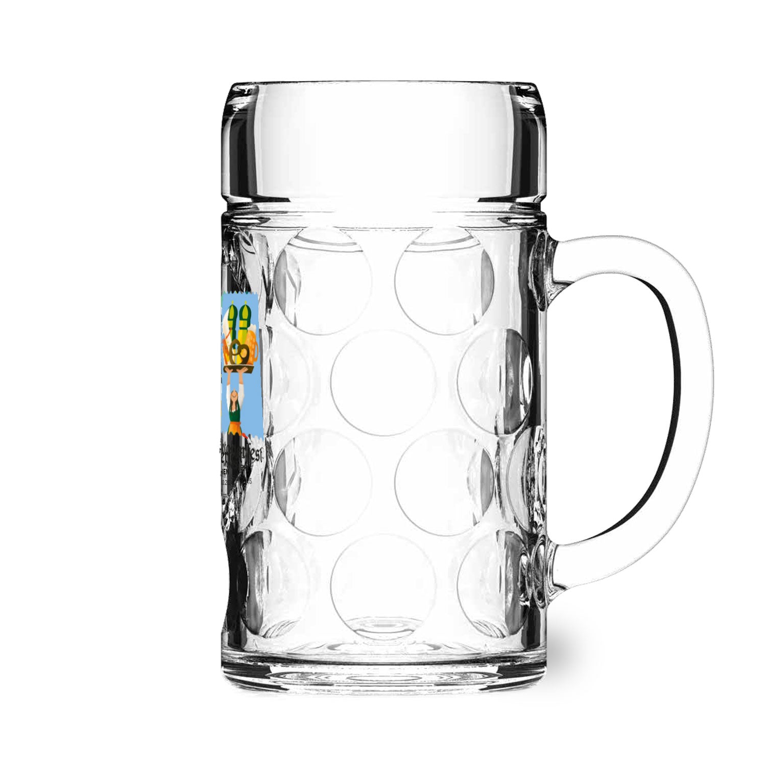 Offizieller Glasmaßkrug Oktoberfest 2025
