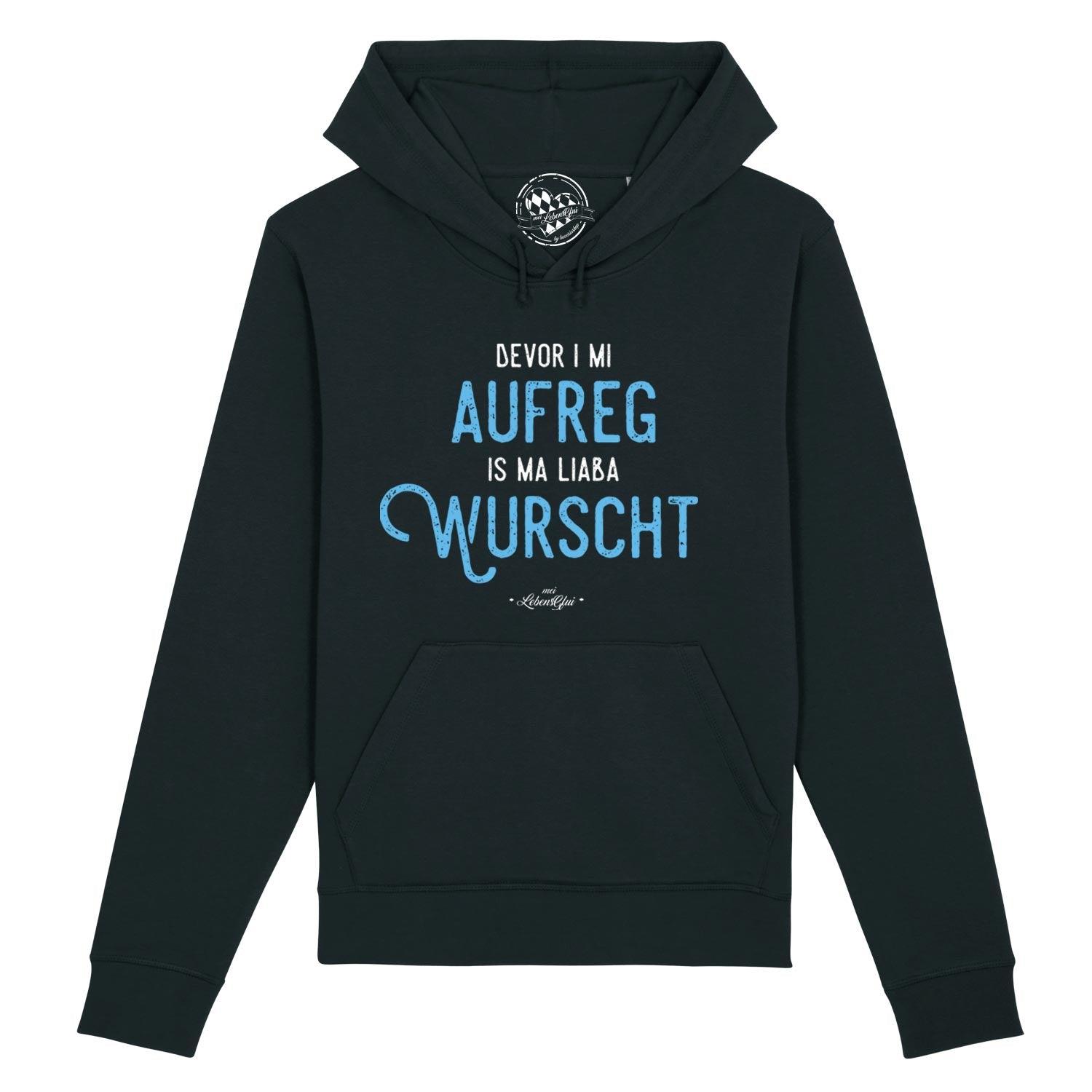 Herren Hoodie "Bevor i mi aufreg..." - bavariashop - mei LebensGfui