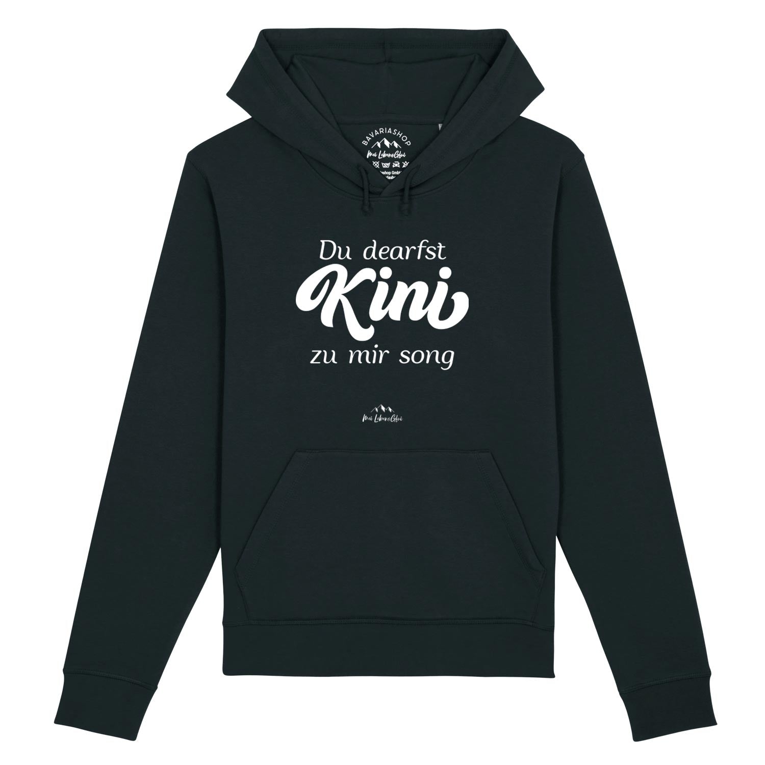 Herren Hoodie "Du dearfst Kini zu mir sogn"