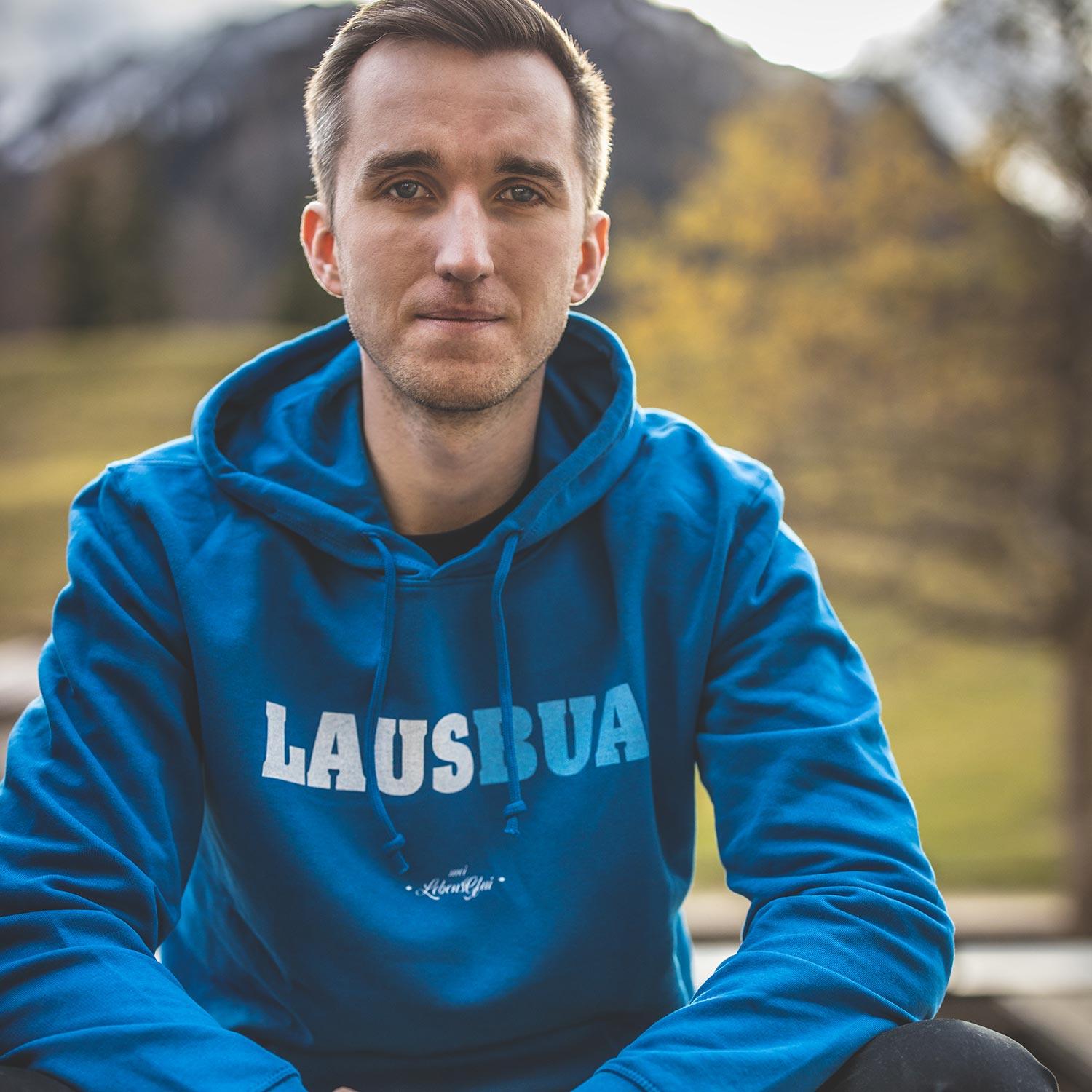 Herren Hoodie "Lausbua" - bavariashop - mei LebensGfui