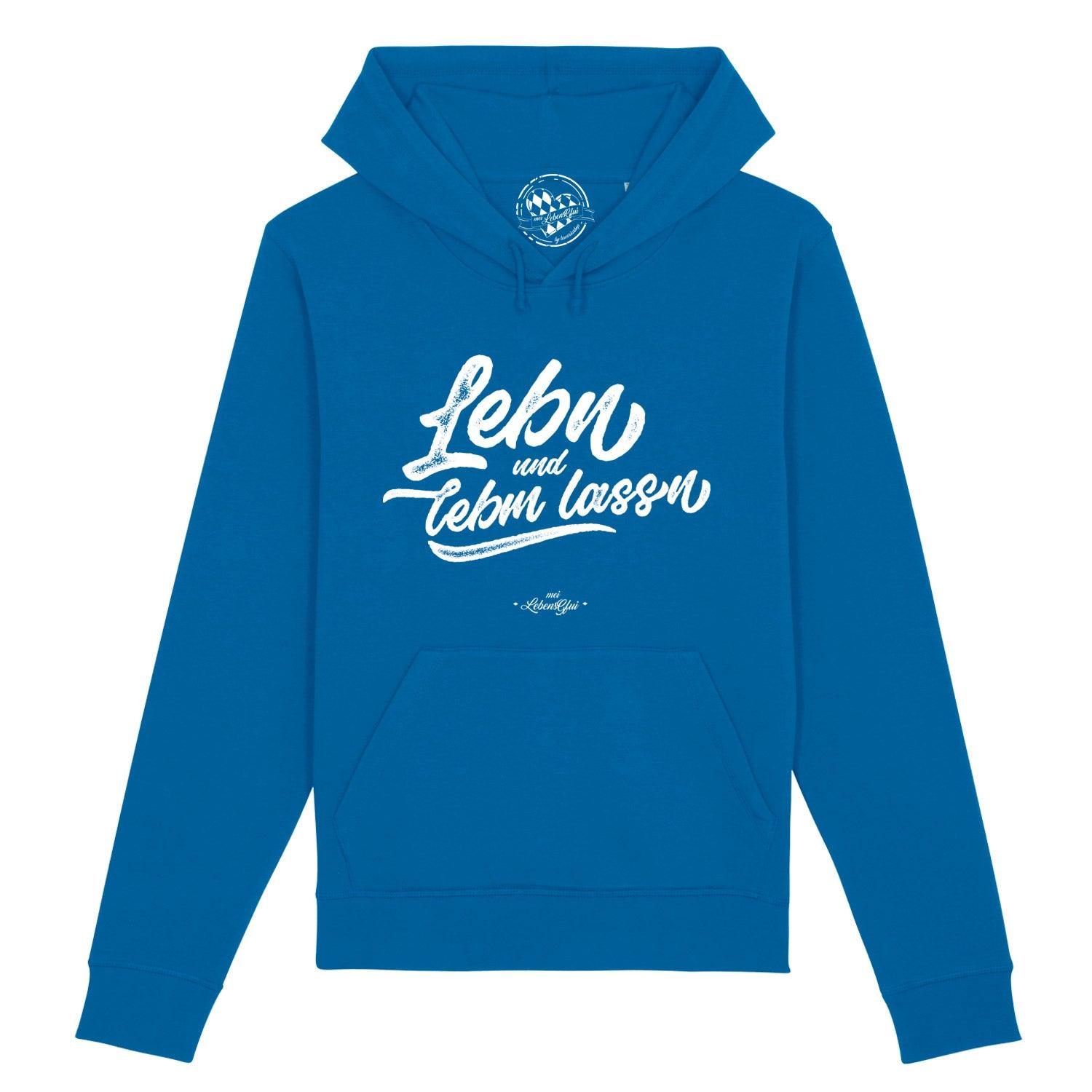 Herren Hoodie "Lebn und lebm lassn" - bavariashop - mei LebensGfui