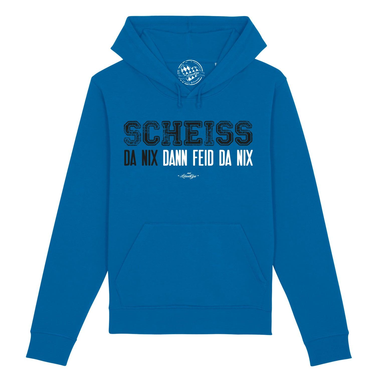 Herren Hoodie "Scheiß da nix" - bavariashop - mei LebensGfui