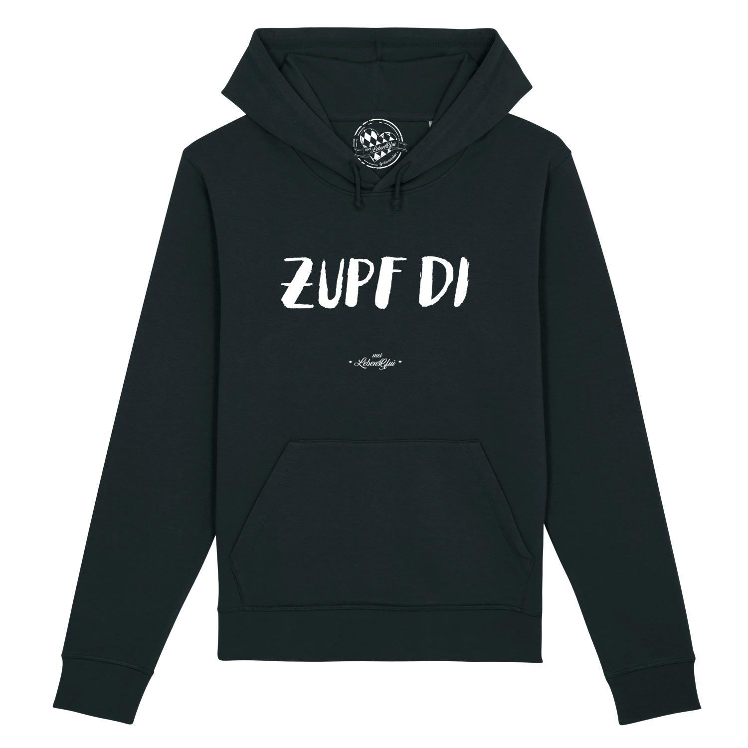 Herren Hoodie "Zupf di" - bavariashop - mei LebensGfui