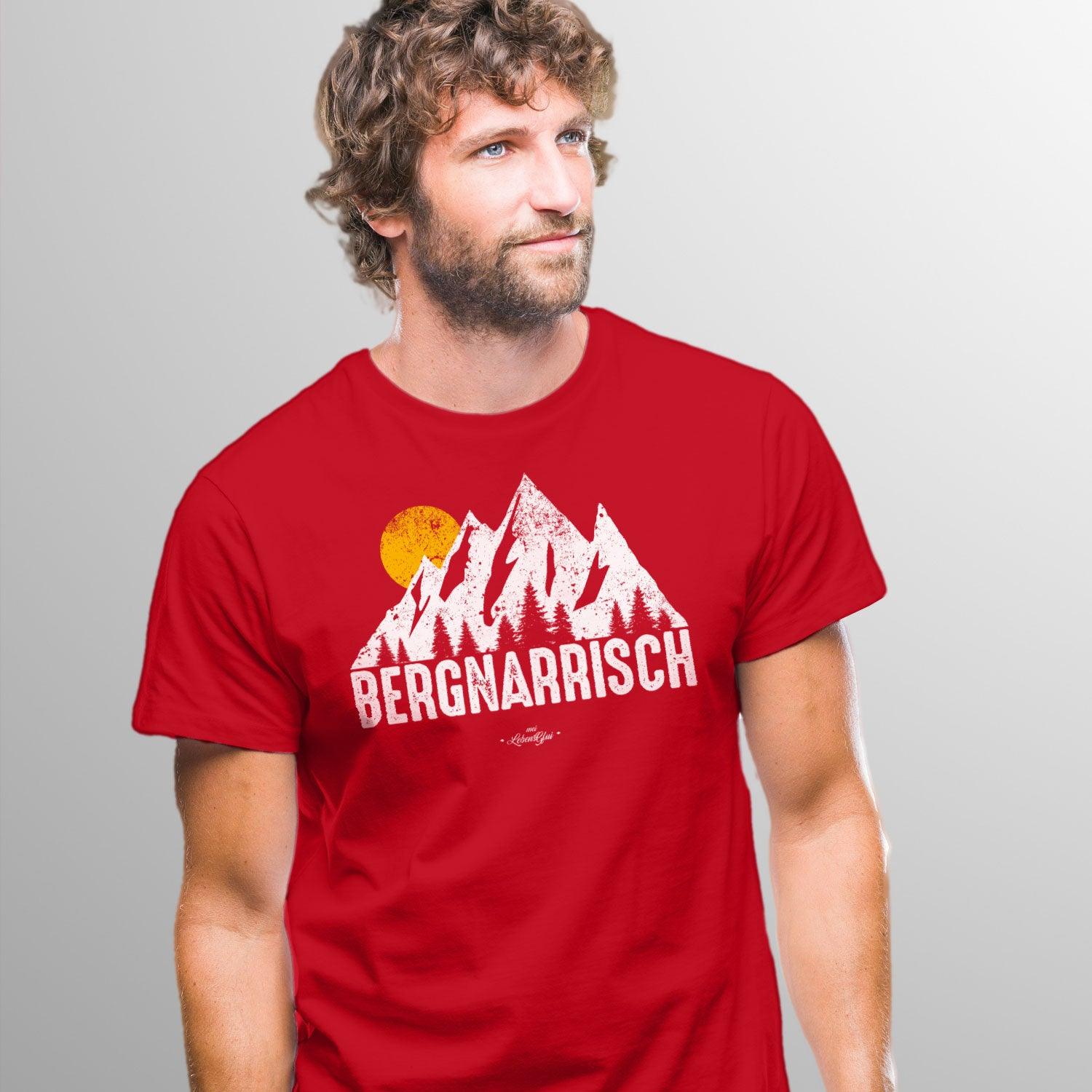 Herren T-Shirt "Bergnarrisch" - bavariashop - mei LebensGfui