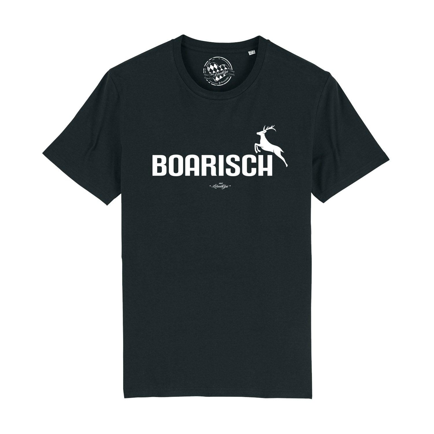 Herren T-Shirt "Boarisch" - bavariashop - mei LebensGfui