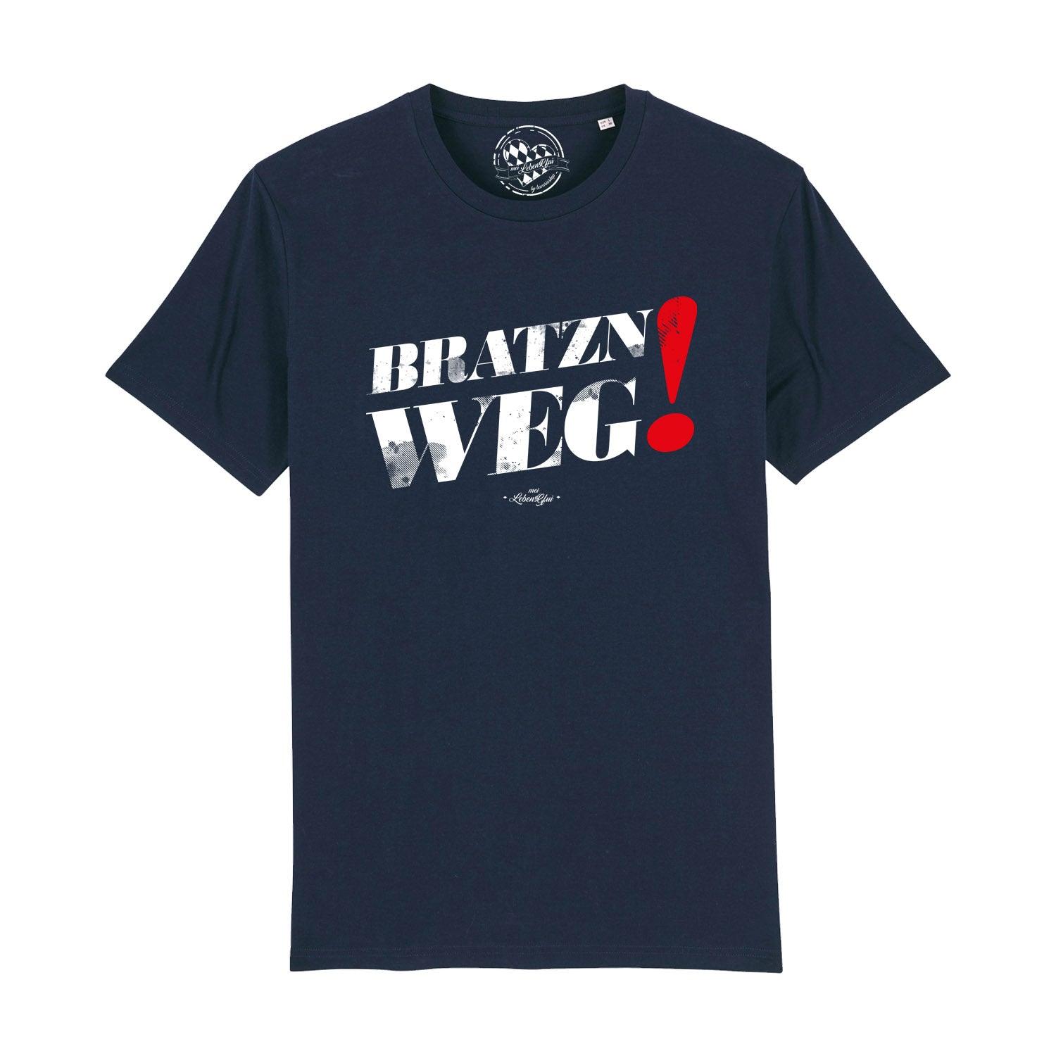 Herren T-Shirt "Bratzn weg!" - bavariashop - mei LebensGfui