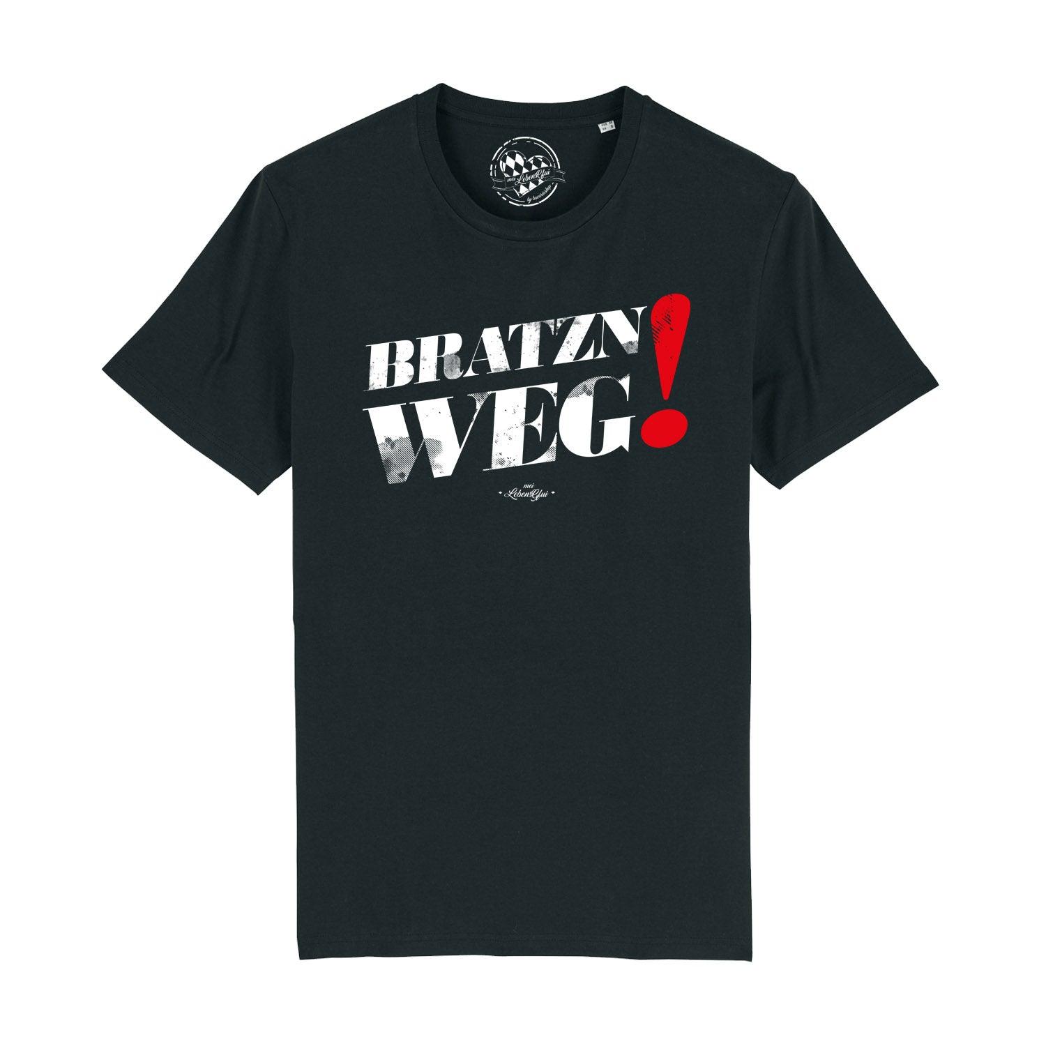 Herren T-Shirt "Bratzn weg!" - bavariashop - mei LebensGfui