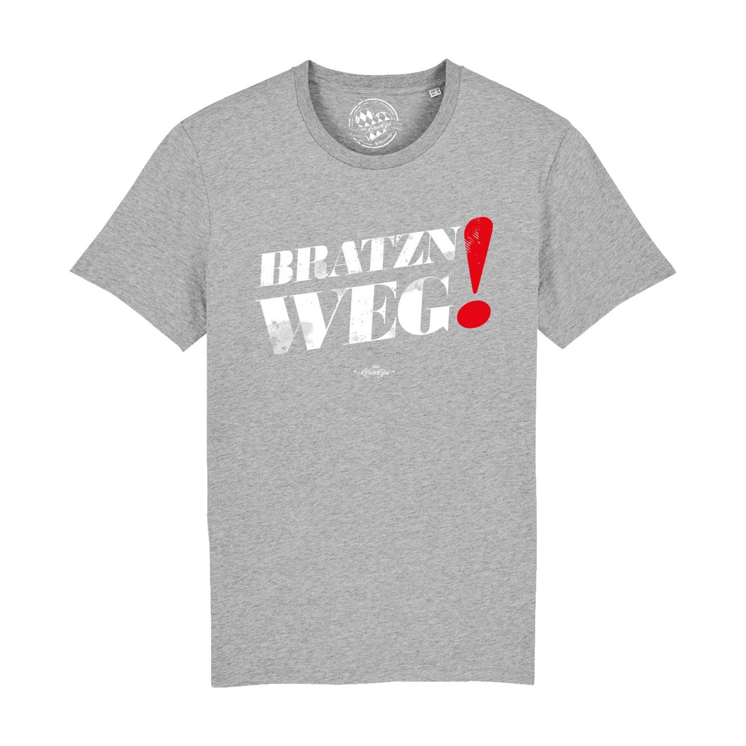 Herren T-Shirt "Bratzn weg!" - bavariashop - mei LebensGfui
