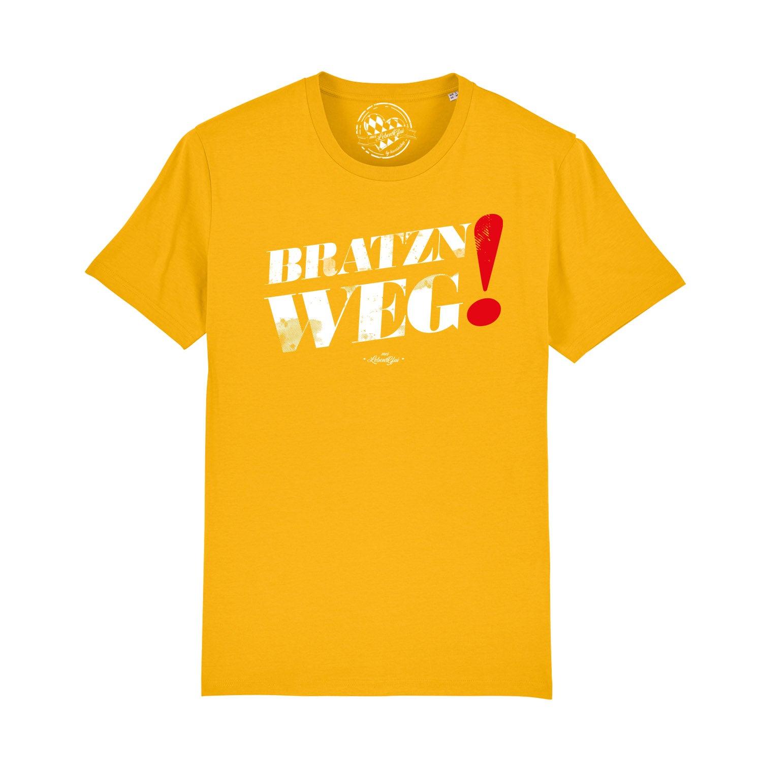 Herren T-Shirt "Bratzn weg!" - bavariashop - mei LebensGfui