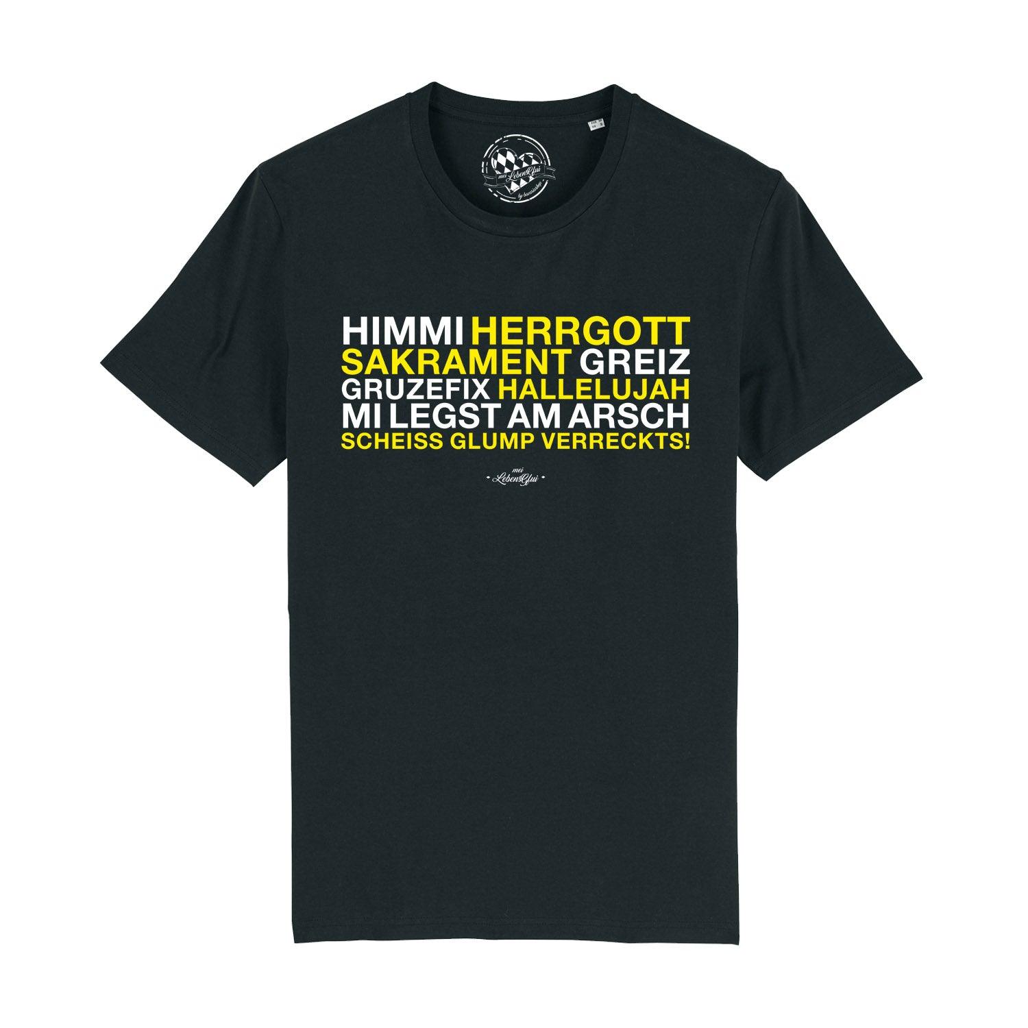 Herren T-Shirt "Himmi Herrgott" - bavariashop - mei LebensGfui
