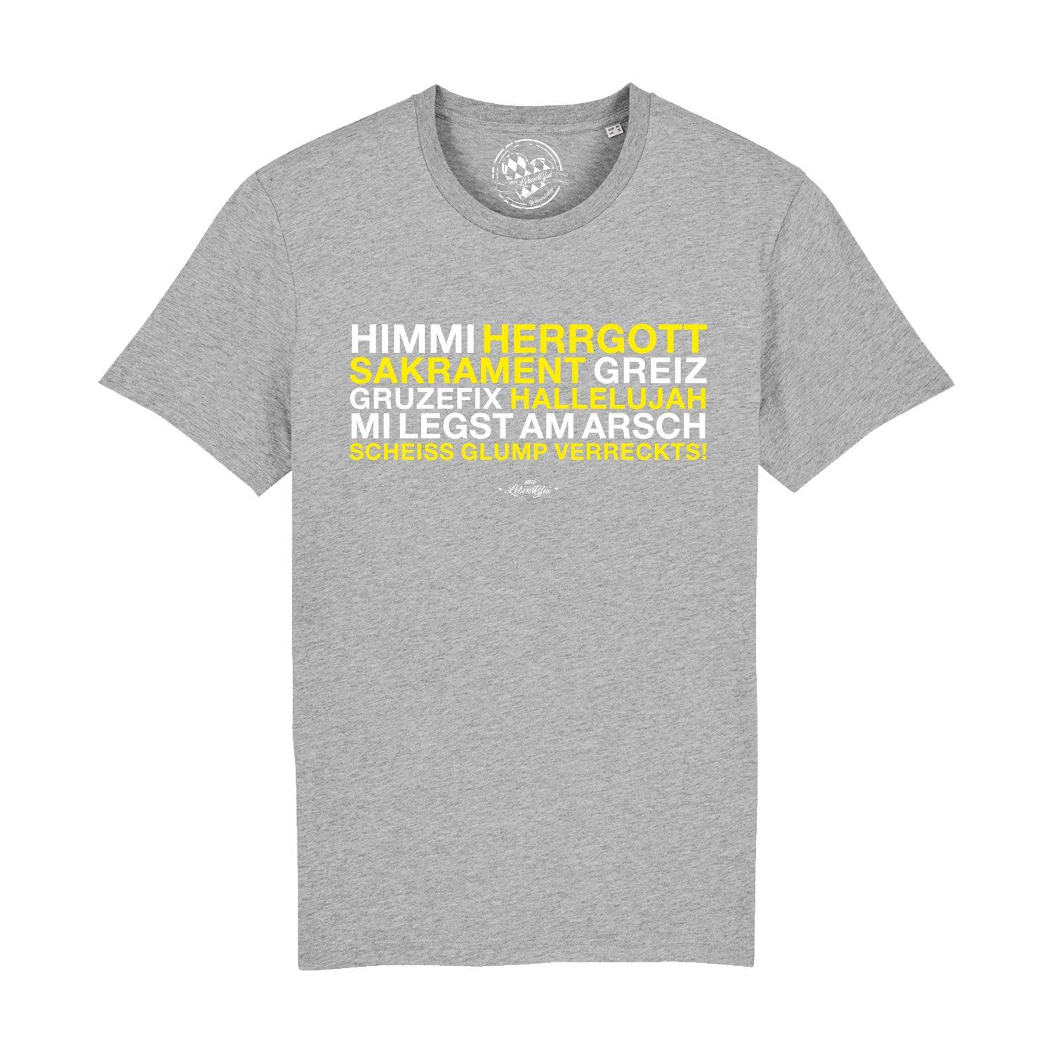 Herren T-Shirt "Himmi Herrgott" - bavariashop - mei LebensGfui