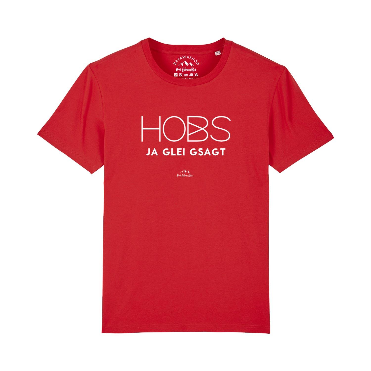 Herren T-Shirt "Hobs ja glei gsagt" - bavariashop - mei LebensGfui