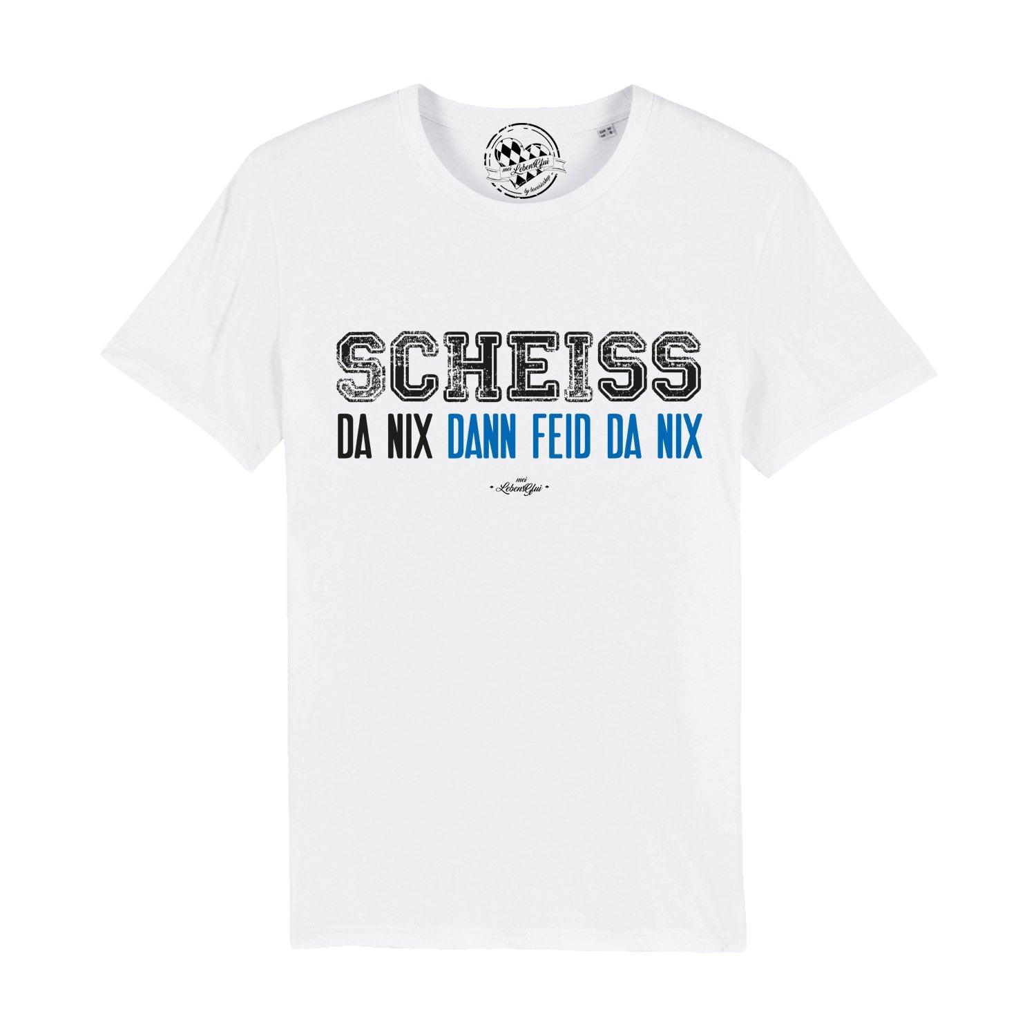 Herren T-Shirt "Scheiß da nix" - bavariashop - mei LebensGfui