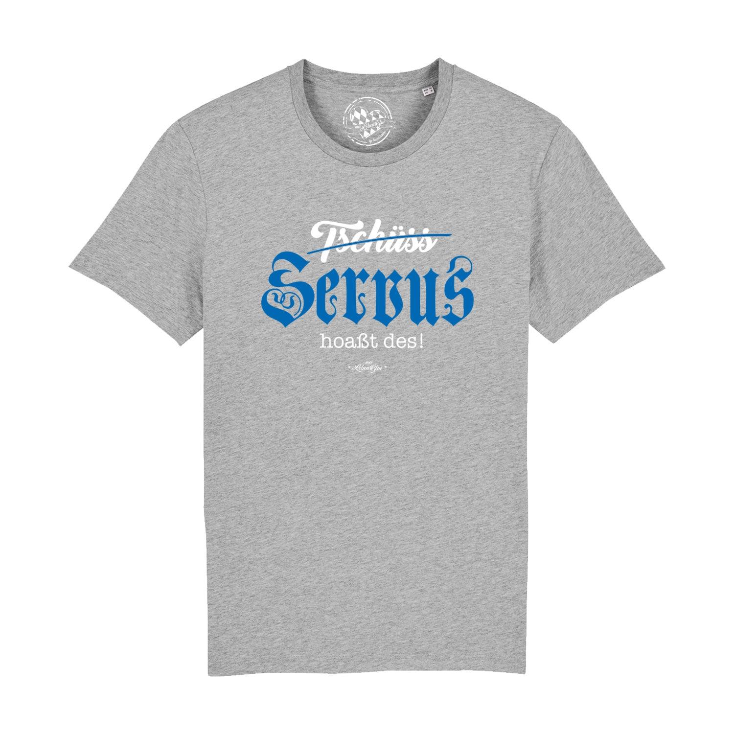 Herren T-Shirt "Servus hoaßt des!" - bavariashop - mei LebensGfui
