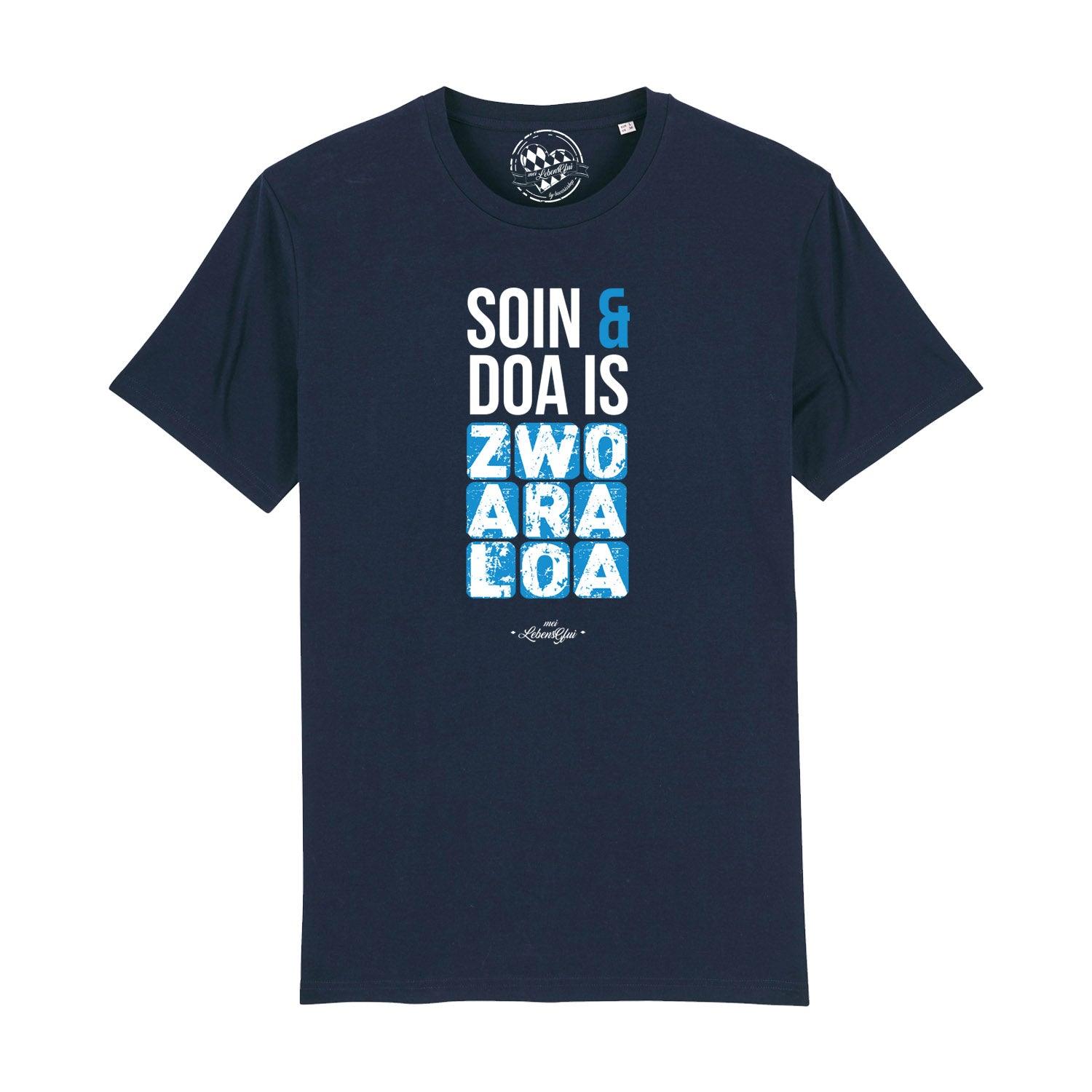 Herren T-Shirt "Soin und doa" - bavariashop - mei LebensGfui