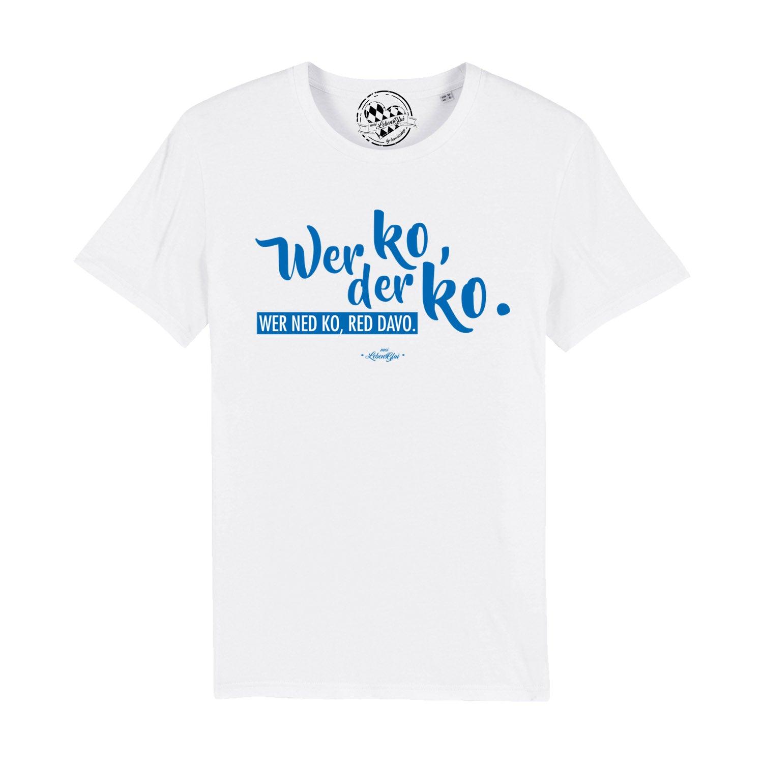 Herren T-Shirt "Wer ko, der ko" - bavariashop - mei LebensGfui