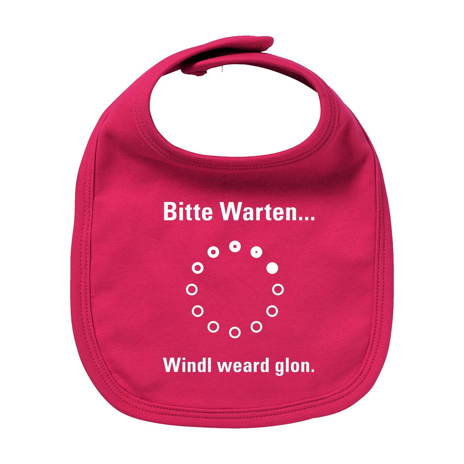 Lätzchen "Bitte wartn..." - bavariashop - mei LebensGfui