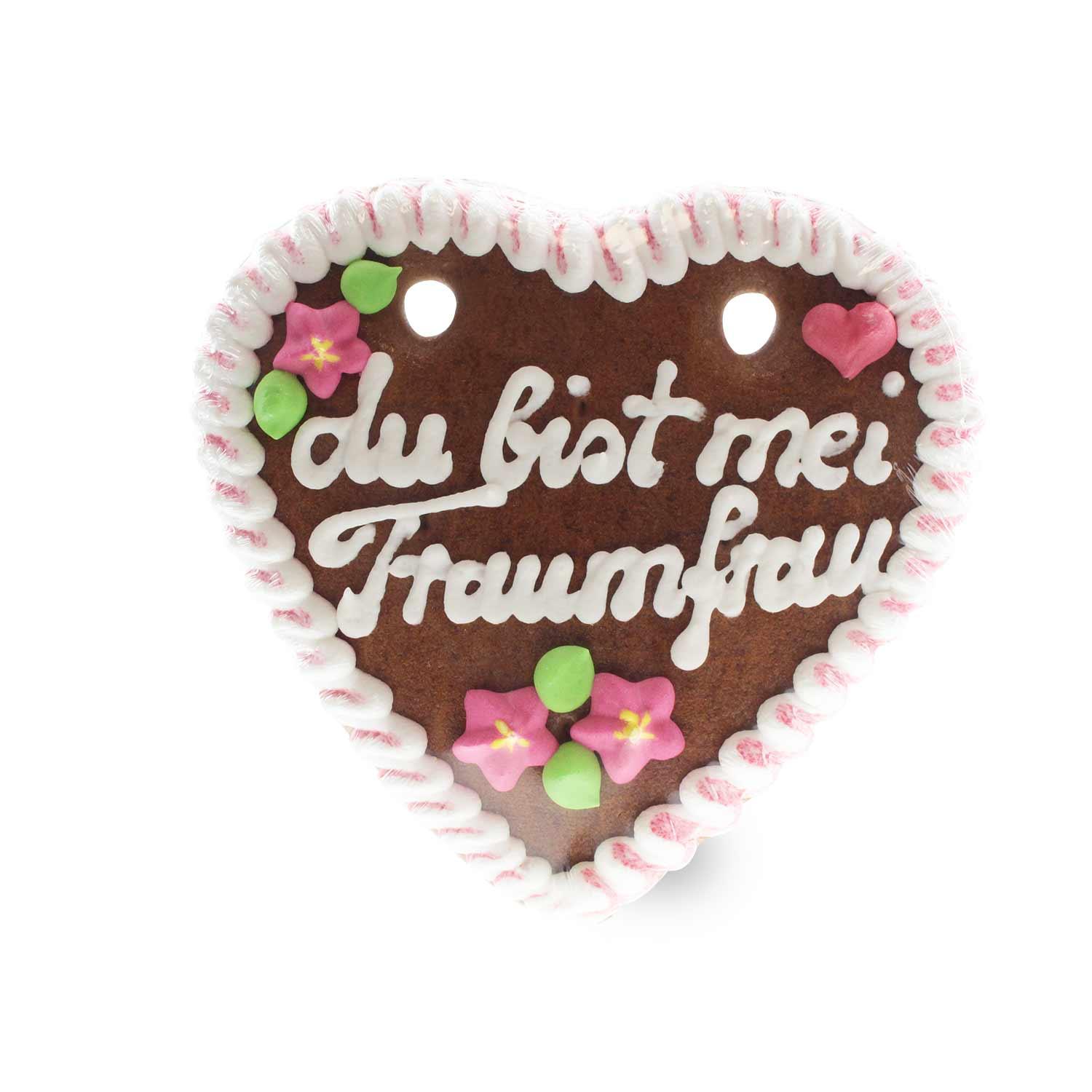 Lebkuchenherz "Du bist mei Traumfrau" - bavariashop - mei LebensGfui