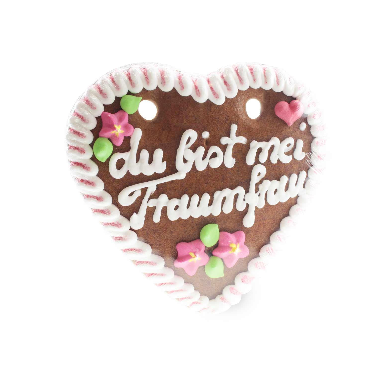 Lebkuchenherz "Du bist mei Traumfrau" - bavariashop - mei LebensGfui