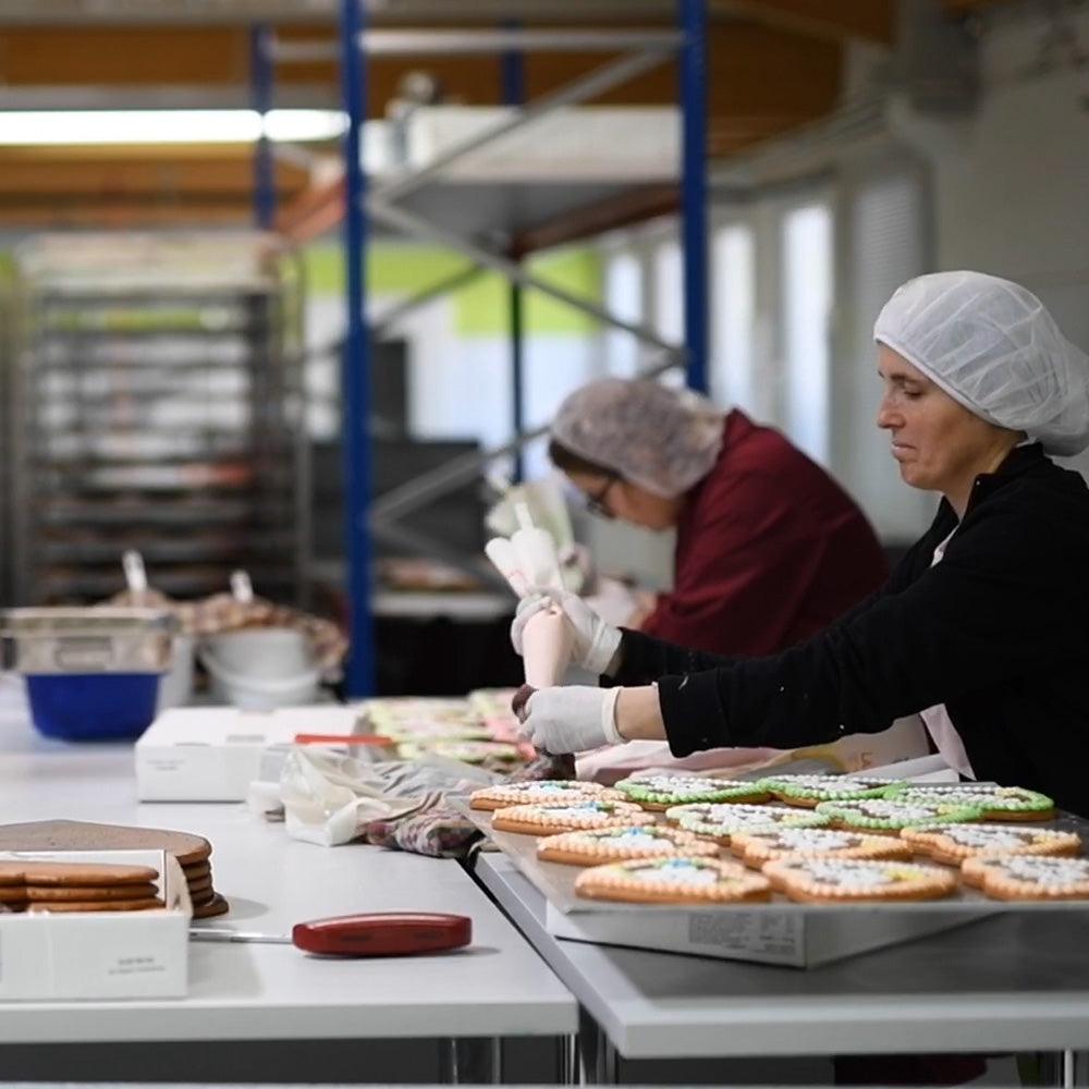 Lebkuchenherz mit Wunschtext - bavariashop - mei LebensGfui