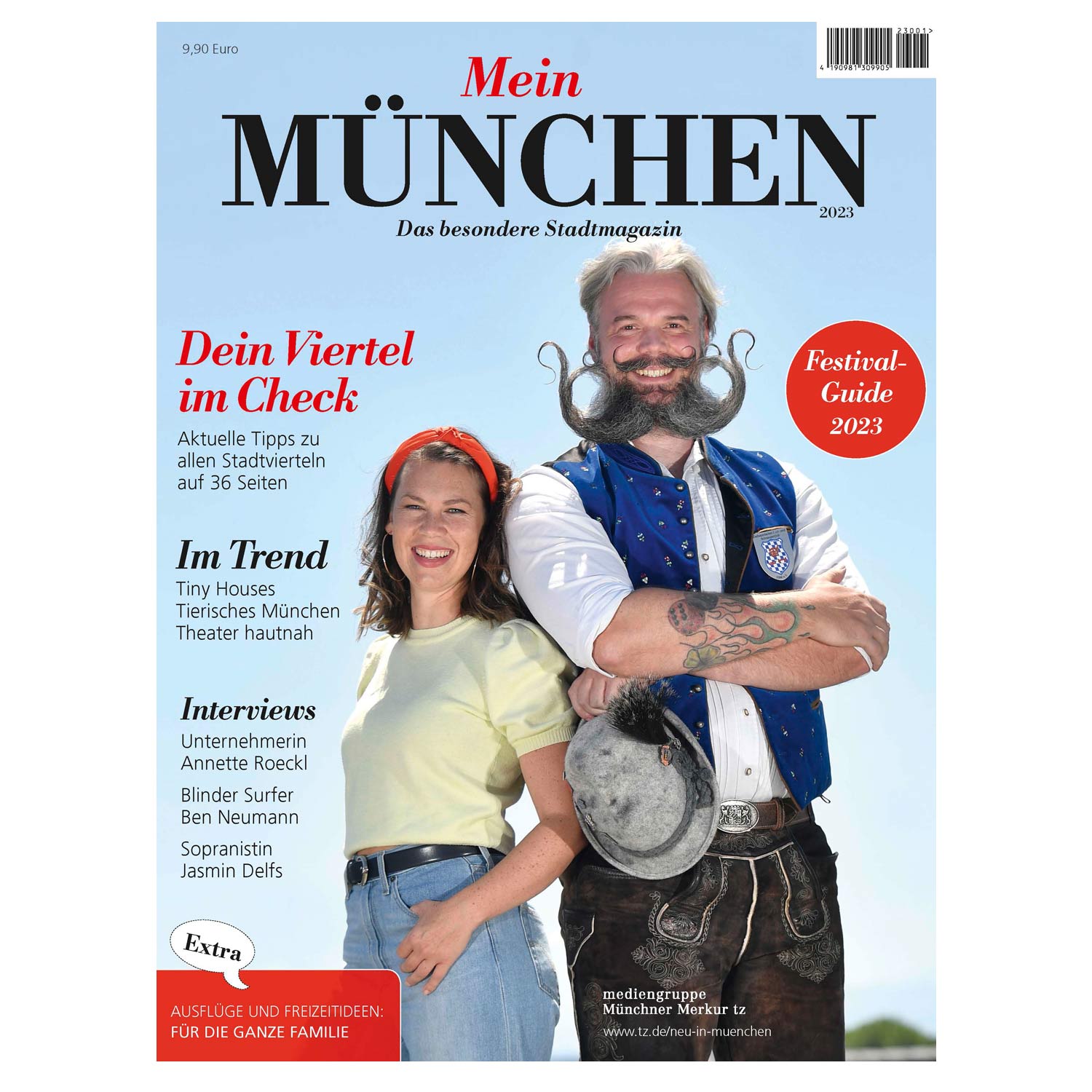 Magazin "Mein München 2023" Münchner Merkur - bavariashop - mei LebensGfui