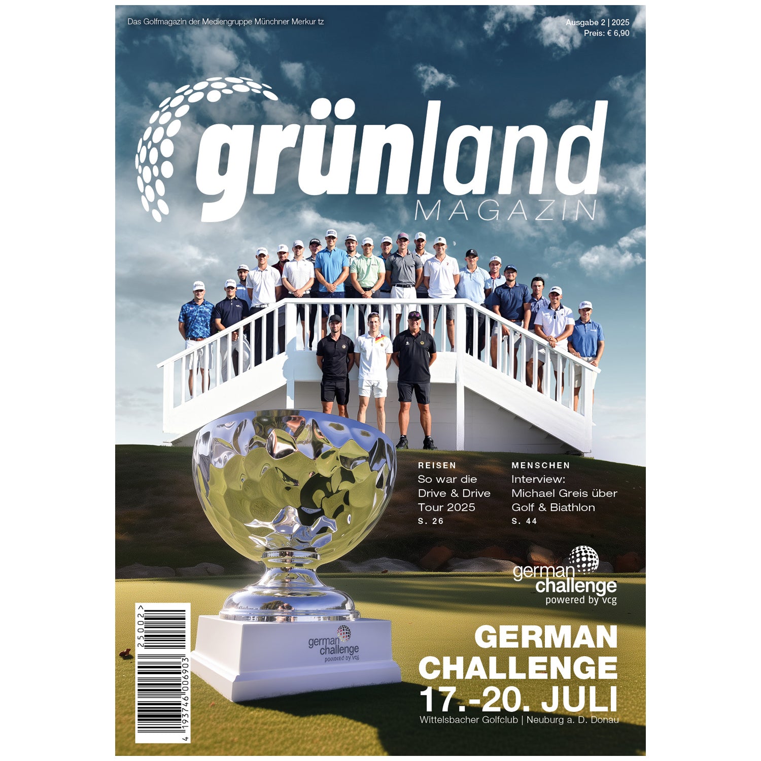 Magazin "Grünland - Das Golfmagazin" Ausgabe 2 / 2025