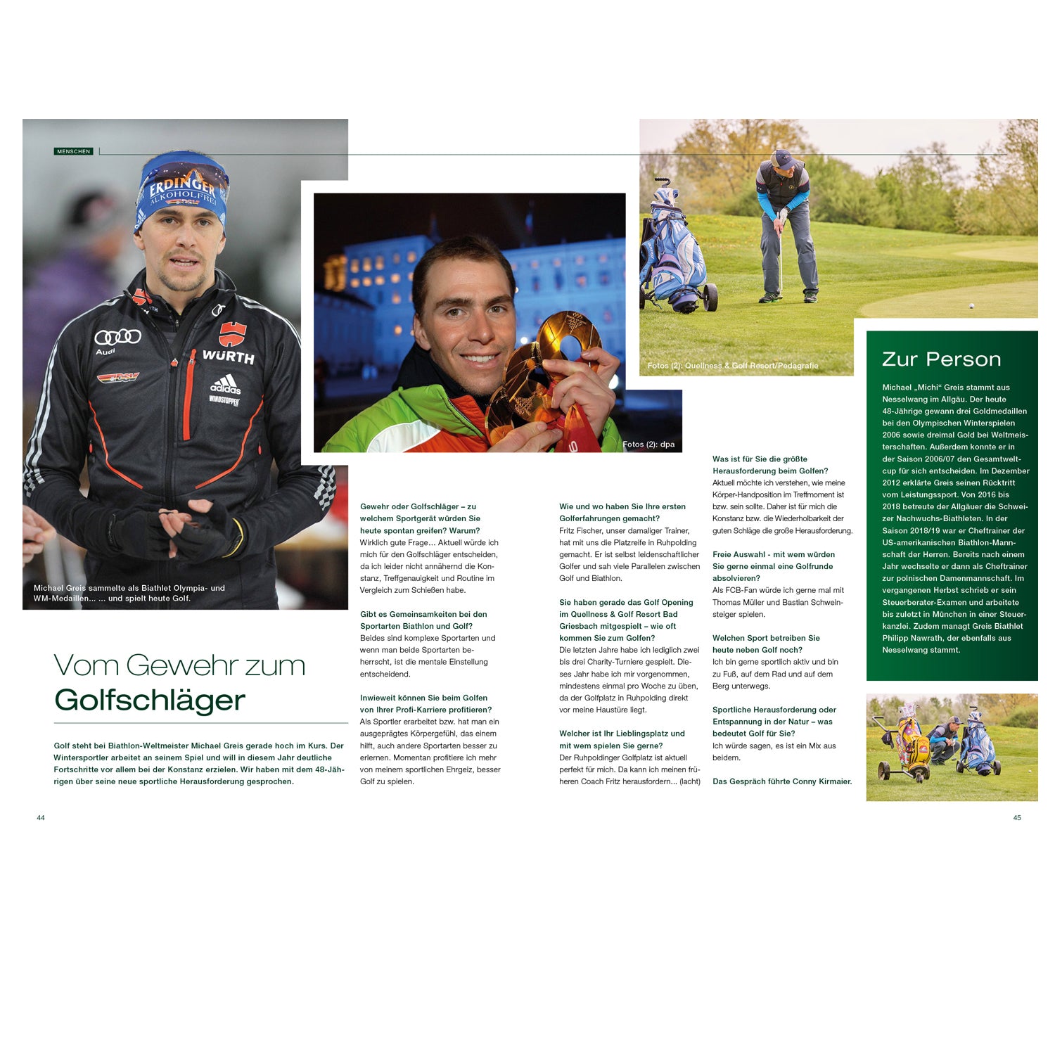 Magazin "Grünland - Das Golfmagazin" Ausgabe 2 / 2025
