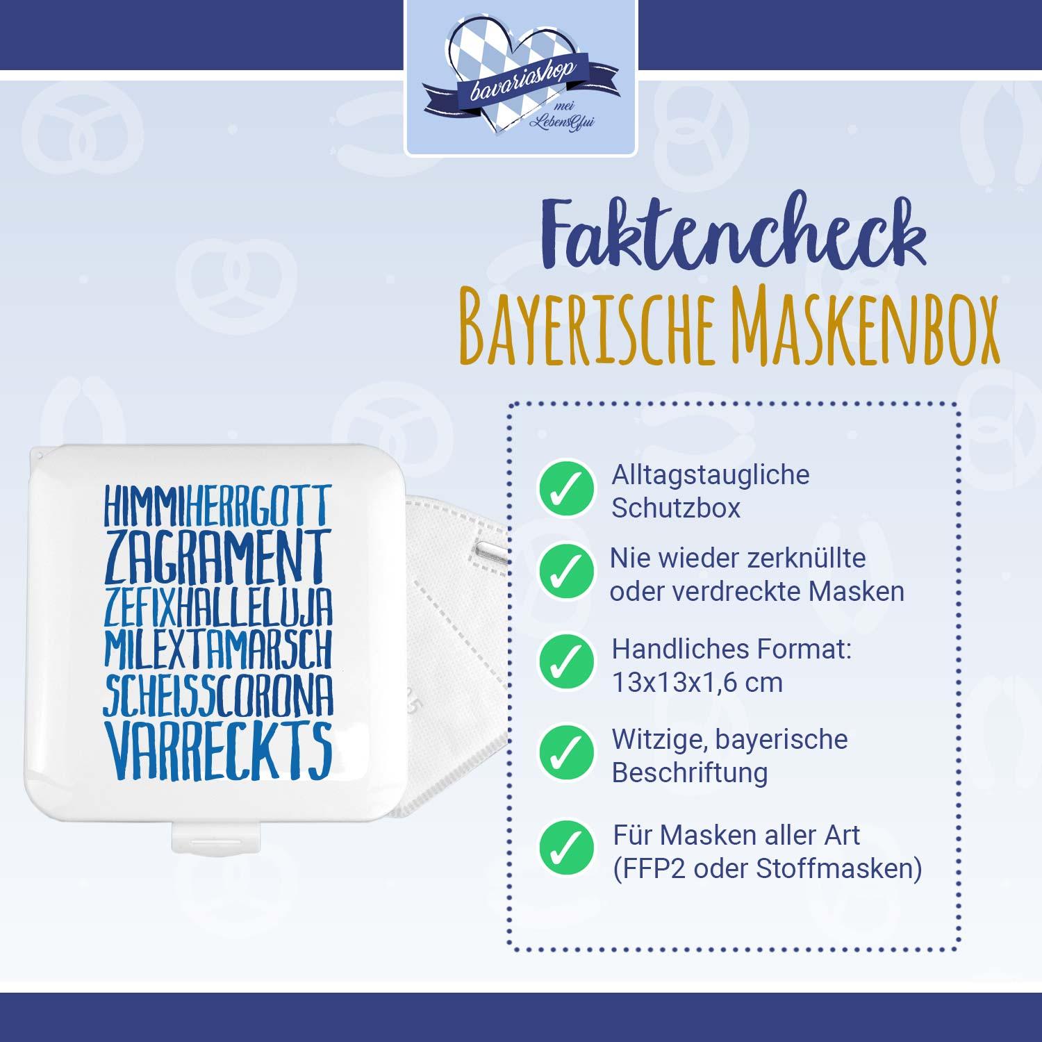 Maskenbox "Himmiherrgott" - bavariashop - mei LebensGfui