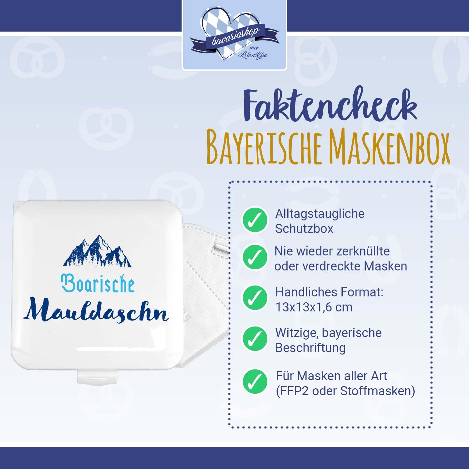 Maskenbox "Mauldaschn" - bavariashop - mei LebensGfui