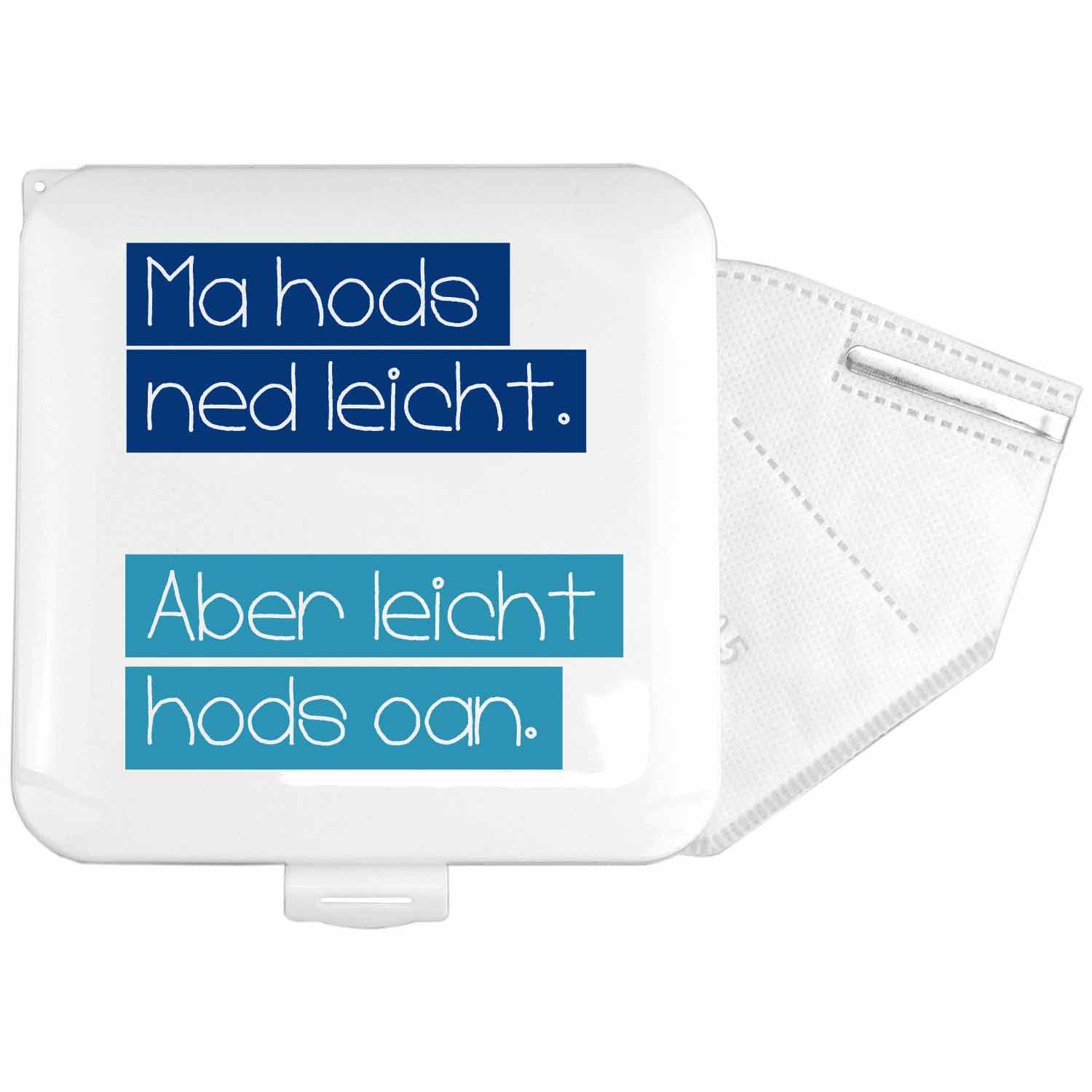 Maskenbox "ned leicht" - bavariashop - mei LebensGfui
