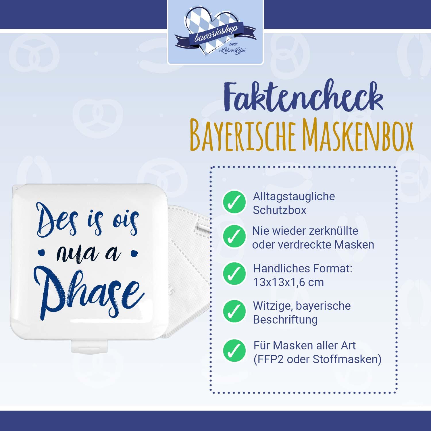Maskenbox "nua a Phase" - bavariashop - mei LebensGfui