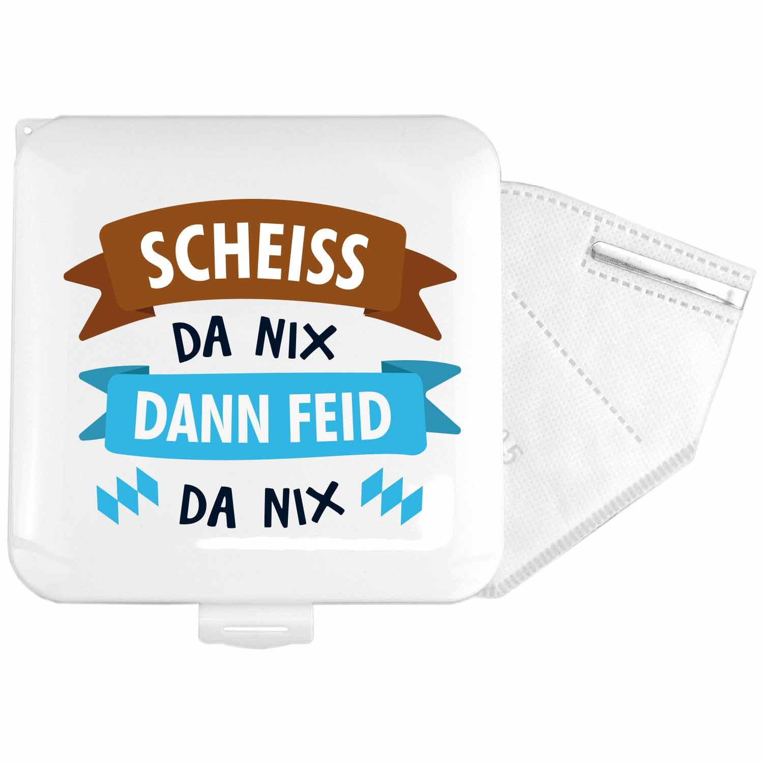 Maskenbox "Scheiß da nix" - bavariashop - mei LebensGfui