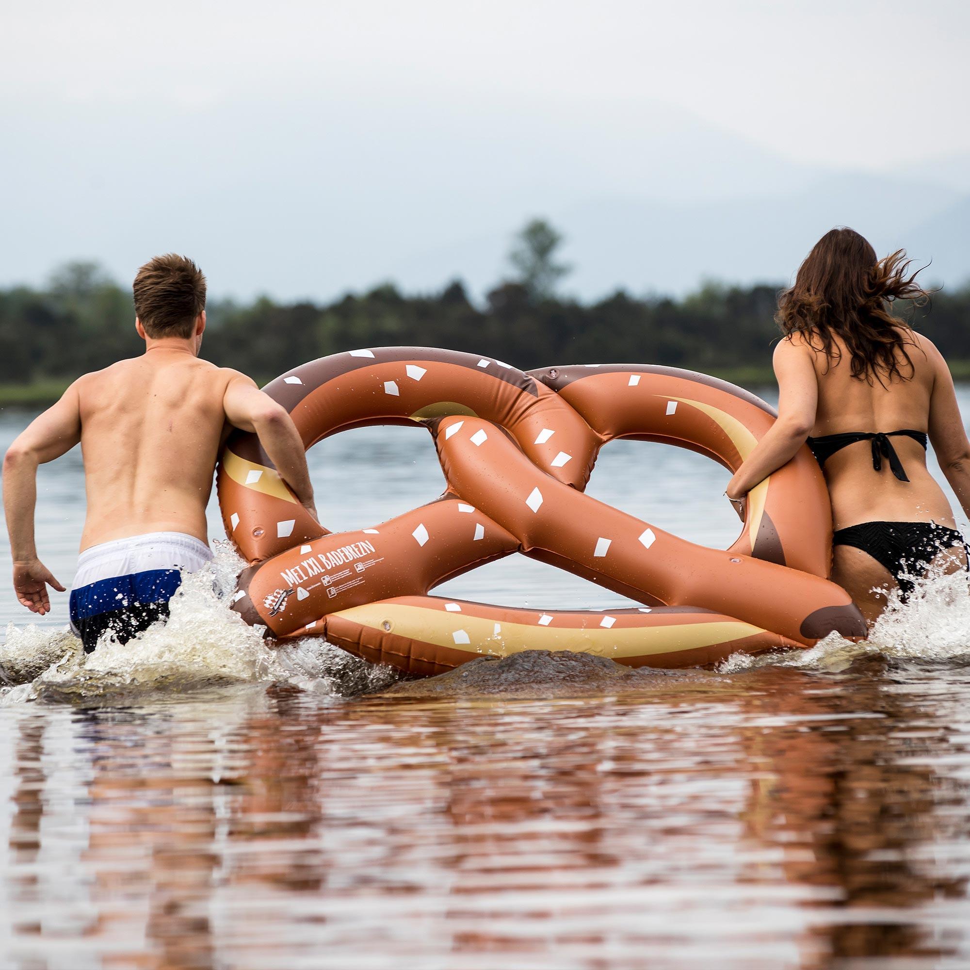 Mei XXL-Badebrezn aufblasbare Schwimmbreze - bavariashop - mei LebensGfui