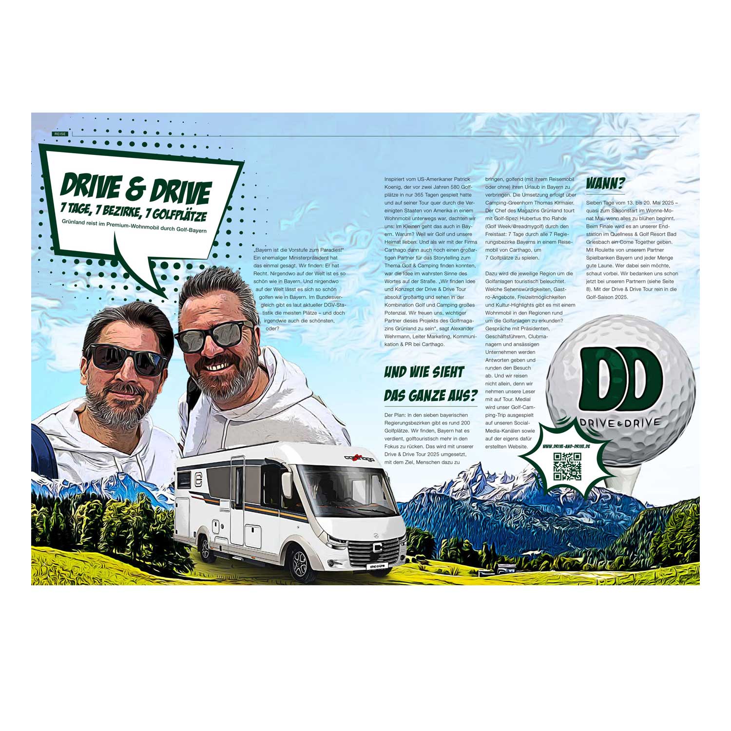 Magazin "Grünland - Das Golfmagazin" Ausgabe 1 / 2025