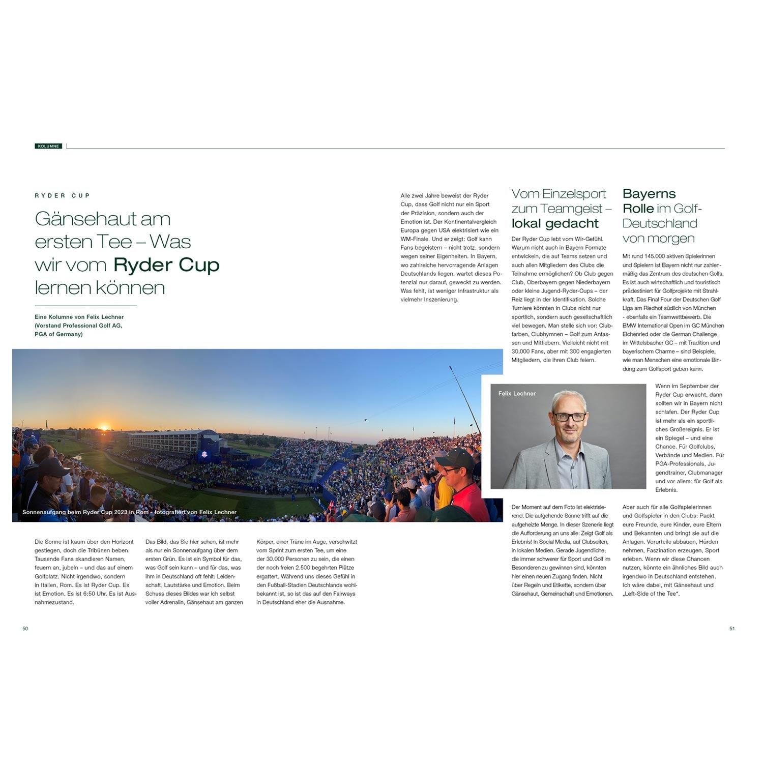 Magazin "Grünland - Das Golfmagazin" Ausgabe 3 / 2025