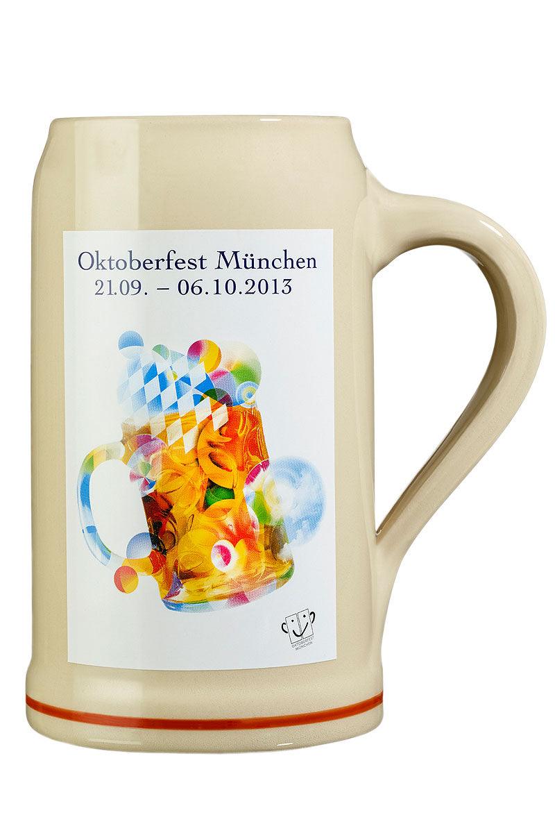 Offizieller Oktoberfestkrug 2013 - bavariashop - mei LebensGfui